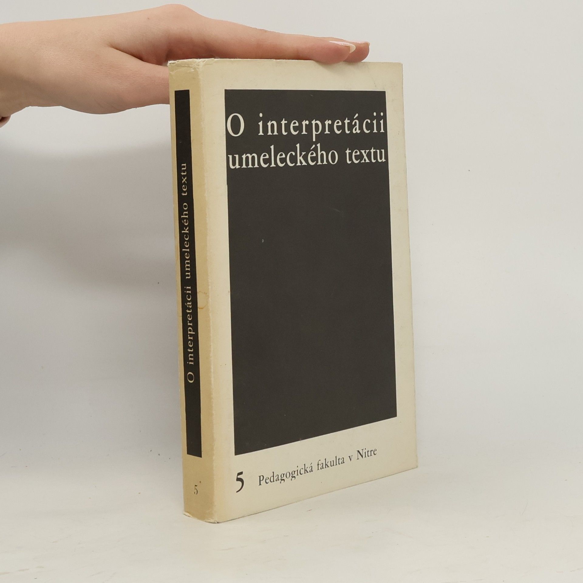 kolektiv O interpretácii umeleckého textu 5