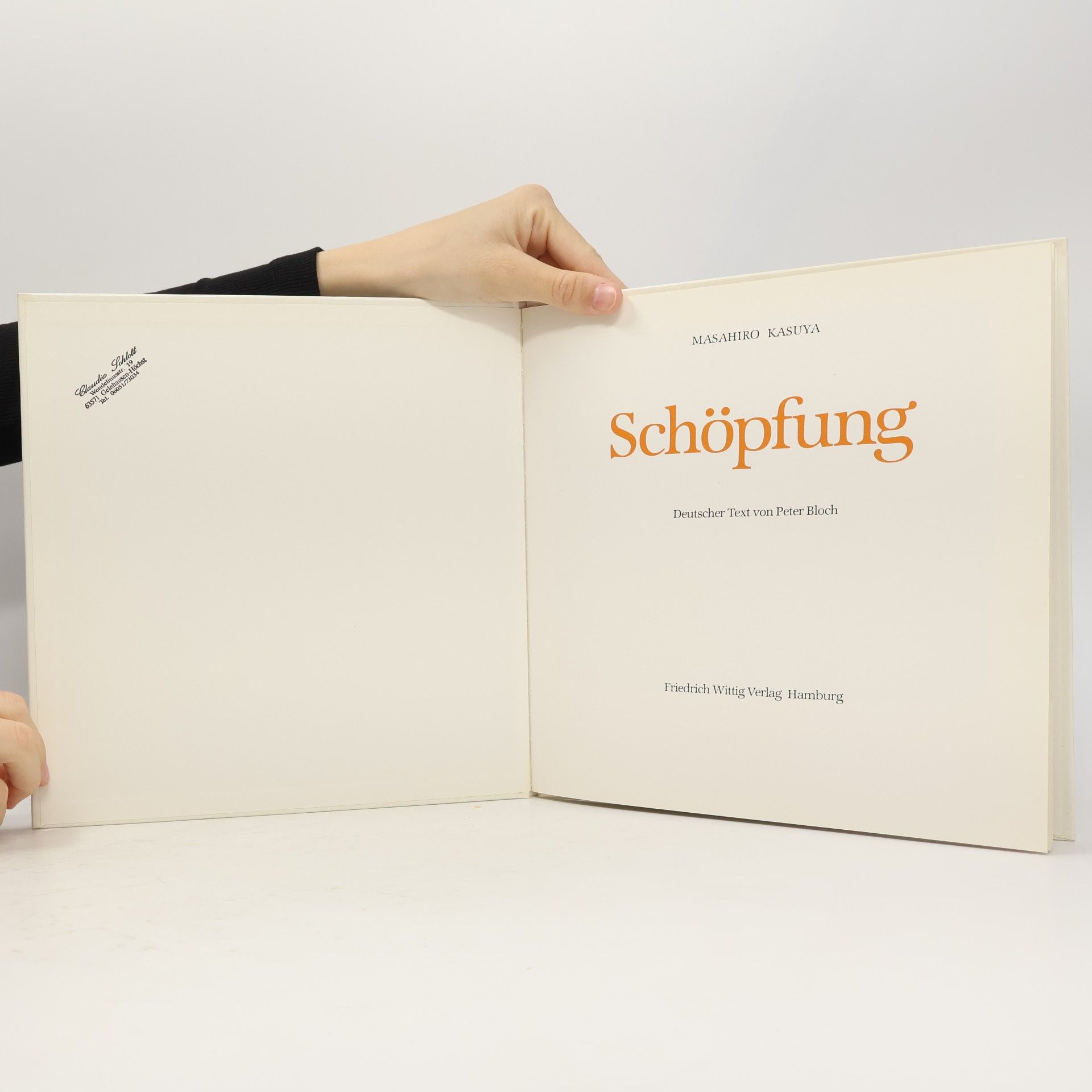 Peter Bloch Schöpfung