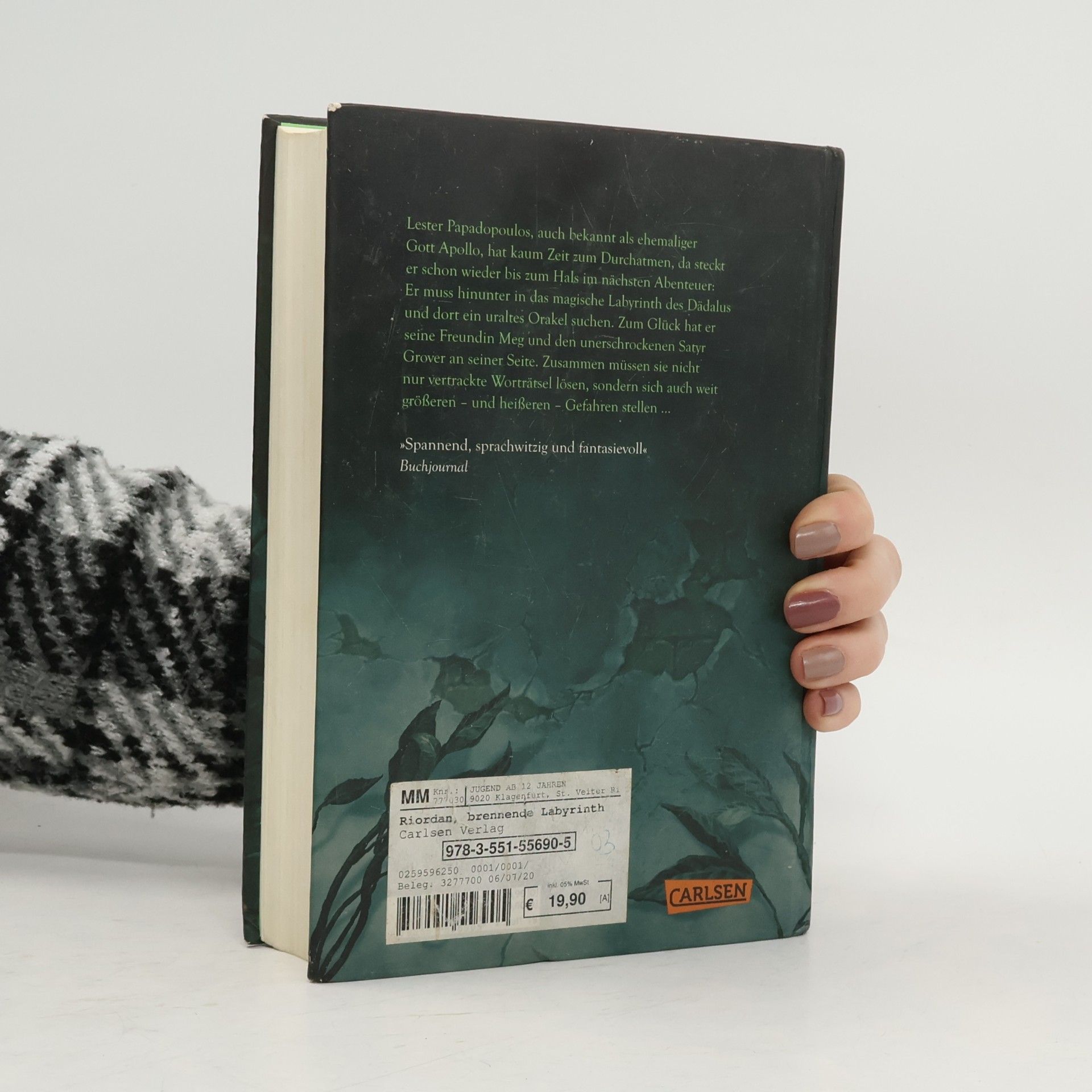 Rick Riordan Das brennende Labyrinth