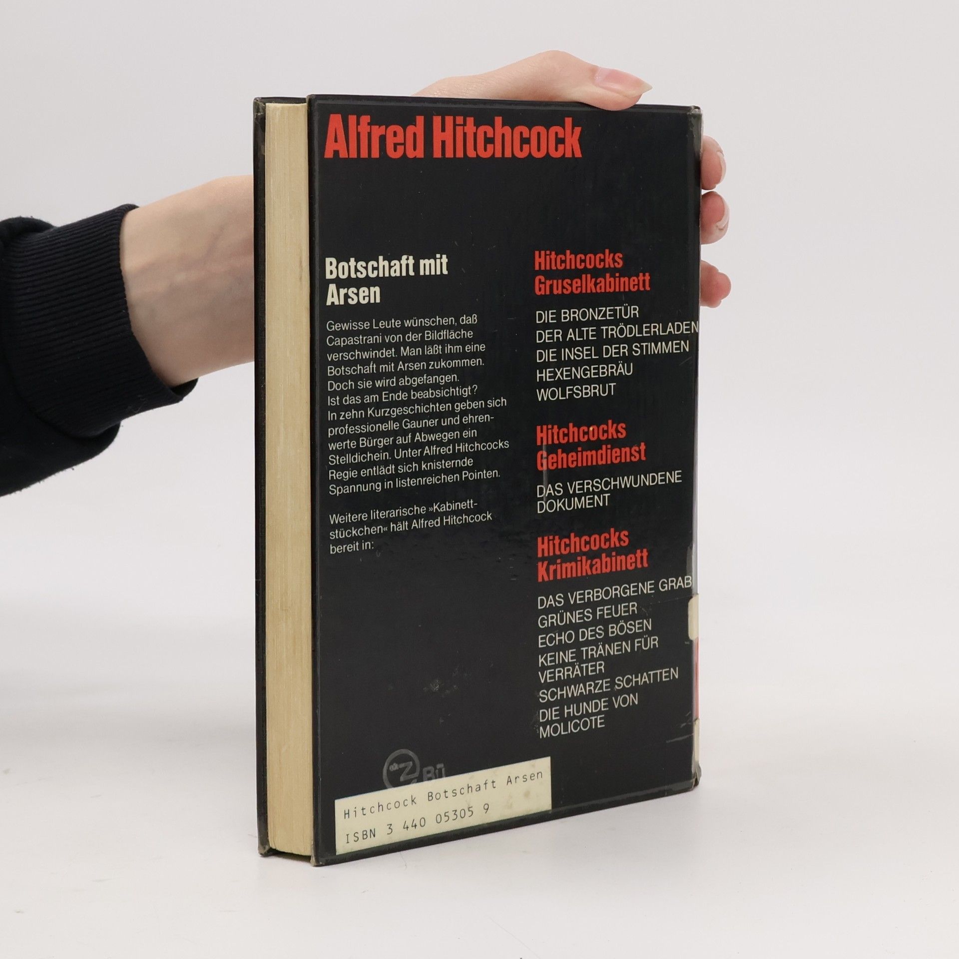 Alfred Hitchcock Botschaft mit Arsen