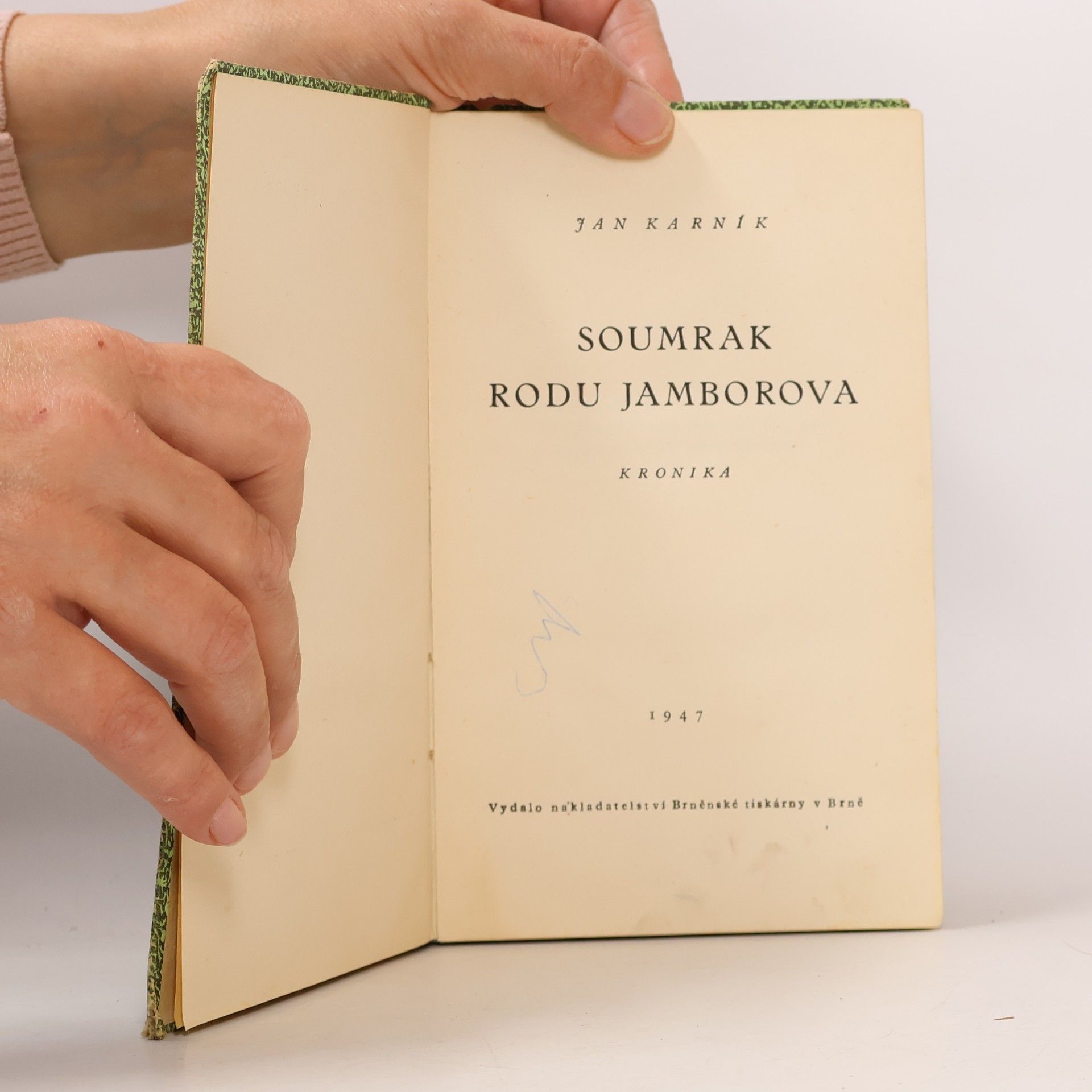 Jan Karník Soumrak rodu Jamborova