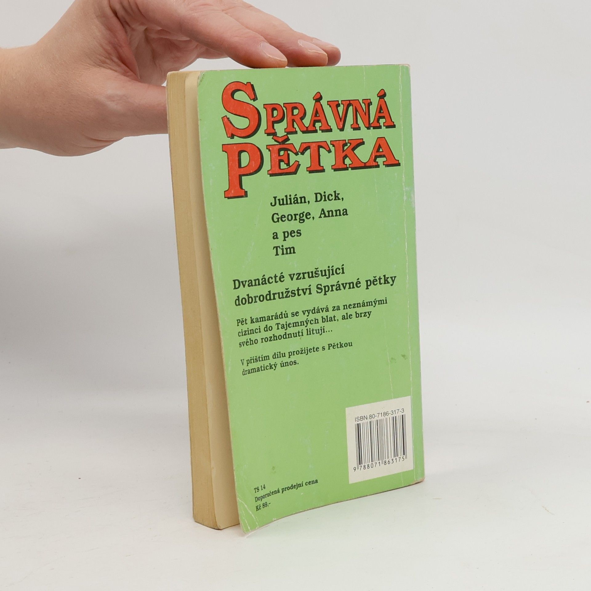 Enid Blyton Správná pětka: Pětka na Tajemných blatech