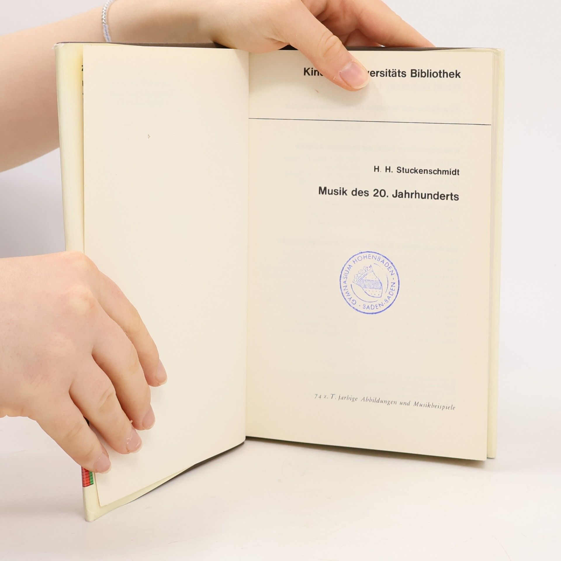 H. H. Stuckenschmidt Musik des 20. Jahrhunderts