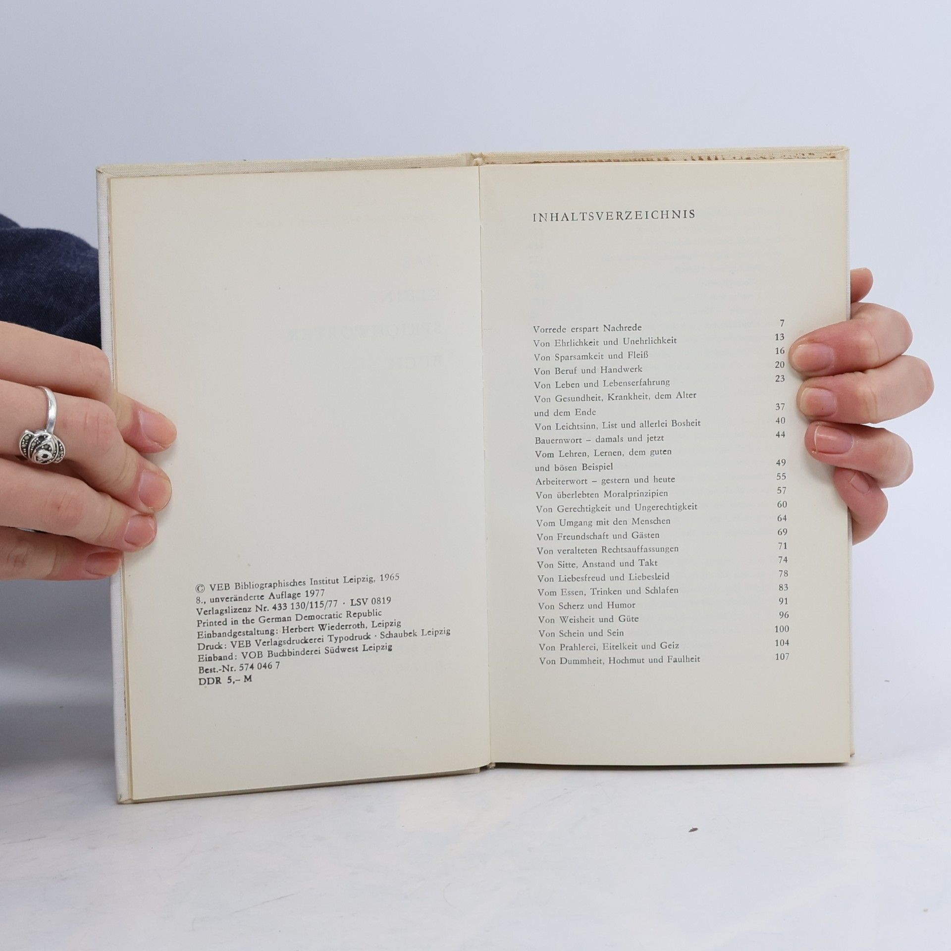 Collectif d'auteurs Das kleine Sprichwörterbuch