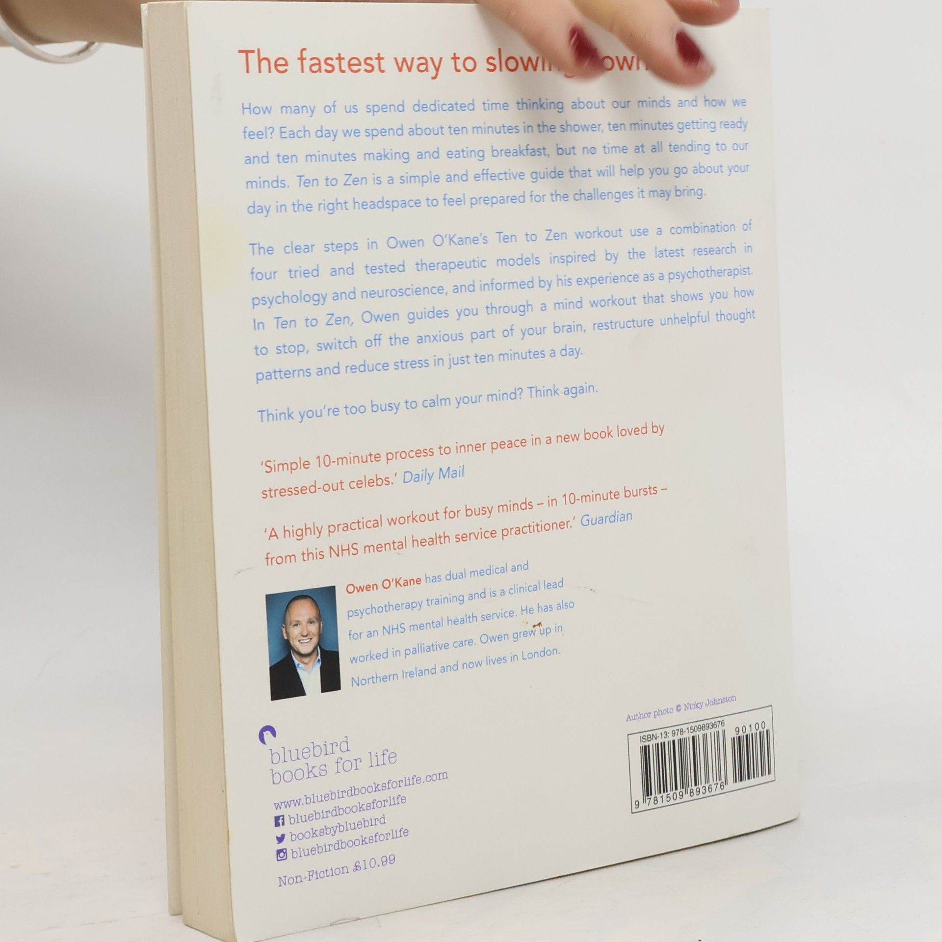 Owen O'Kane Ten to zen : ten minutes a day to a calmer, happier you