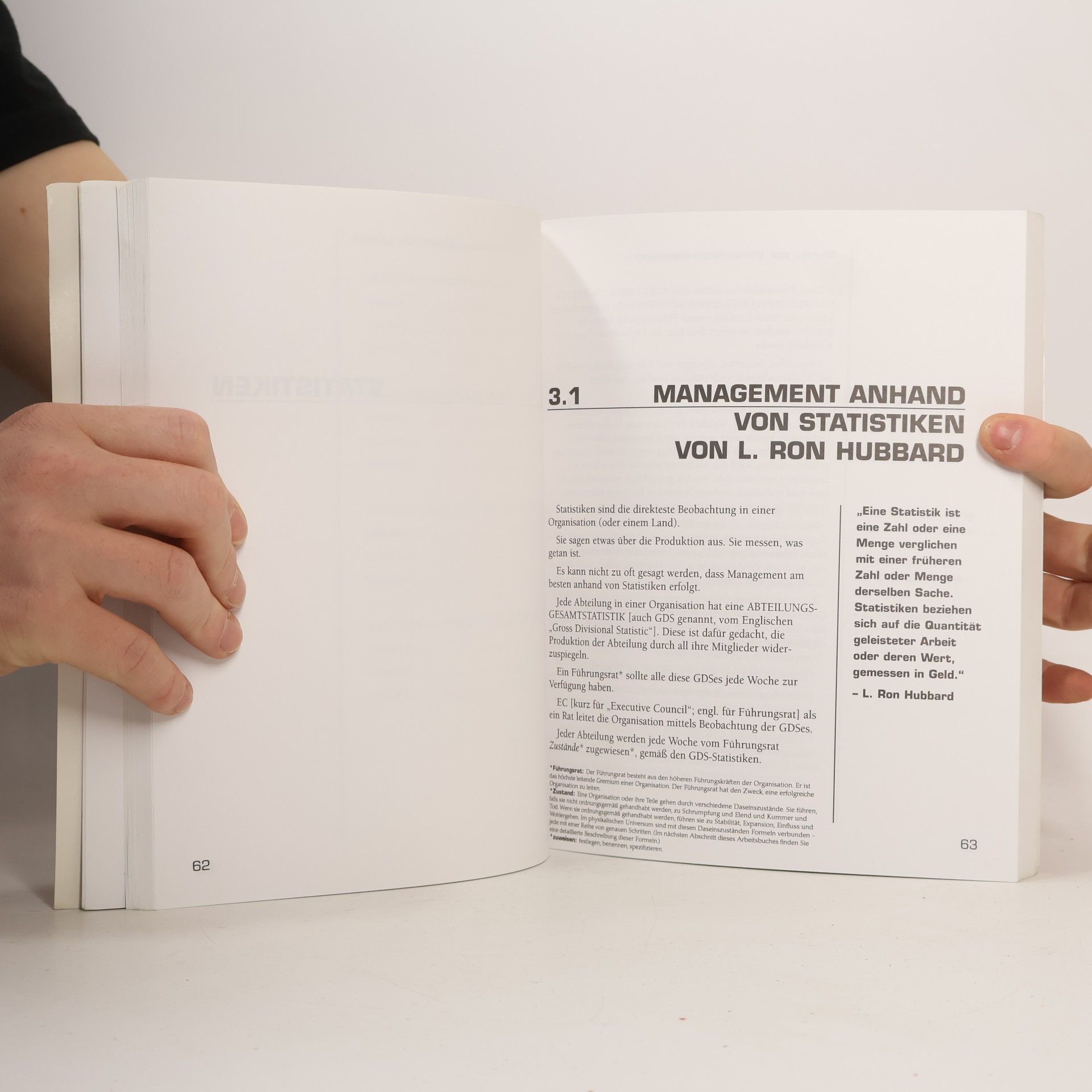 L. Ron Hubbard Modell von Verwaltungs-Know-how