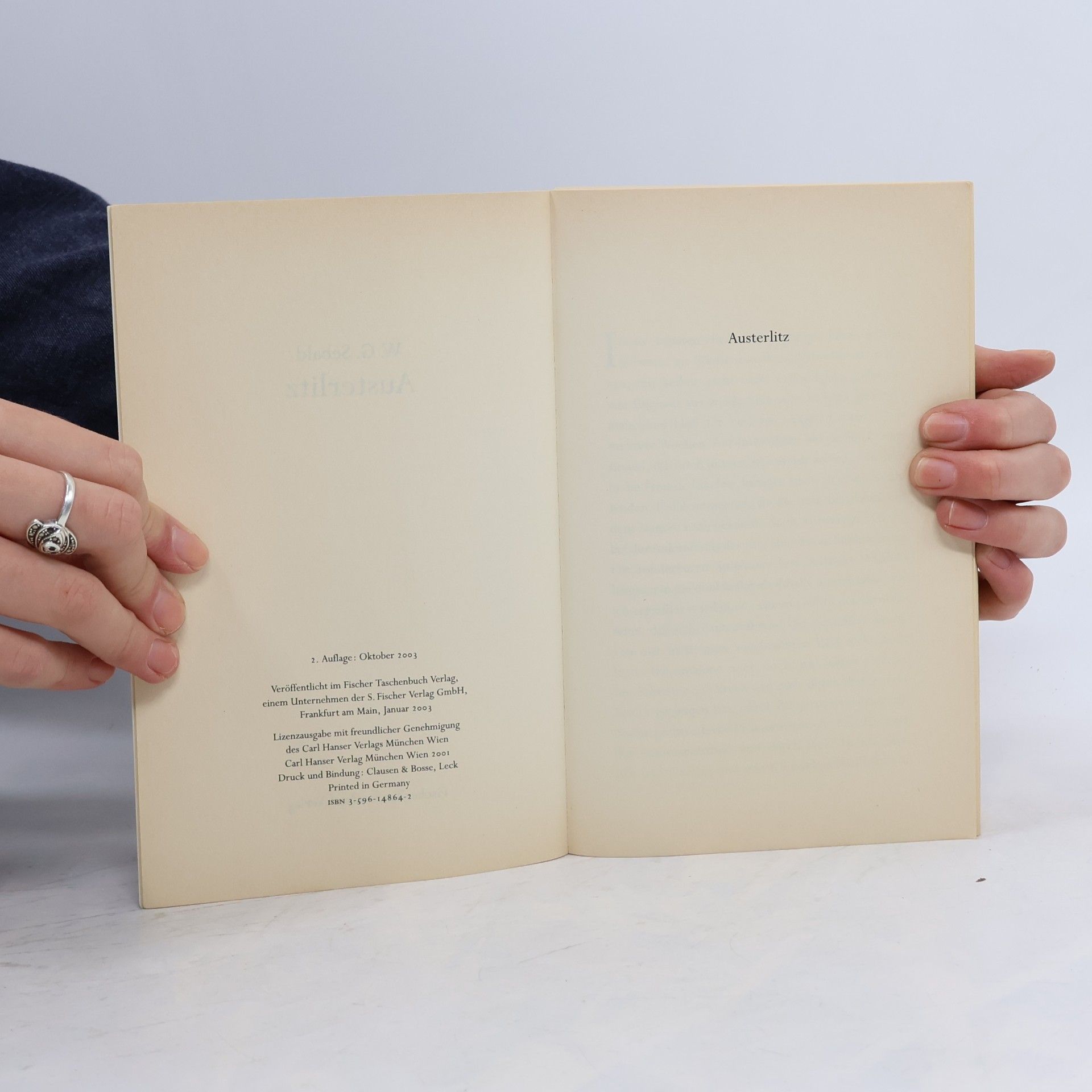Winfried Georg Sebald Austerlitz