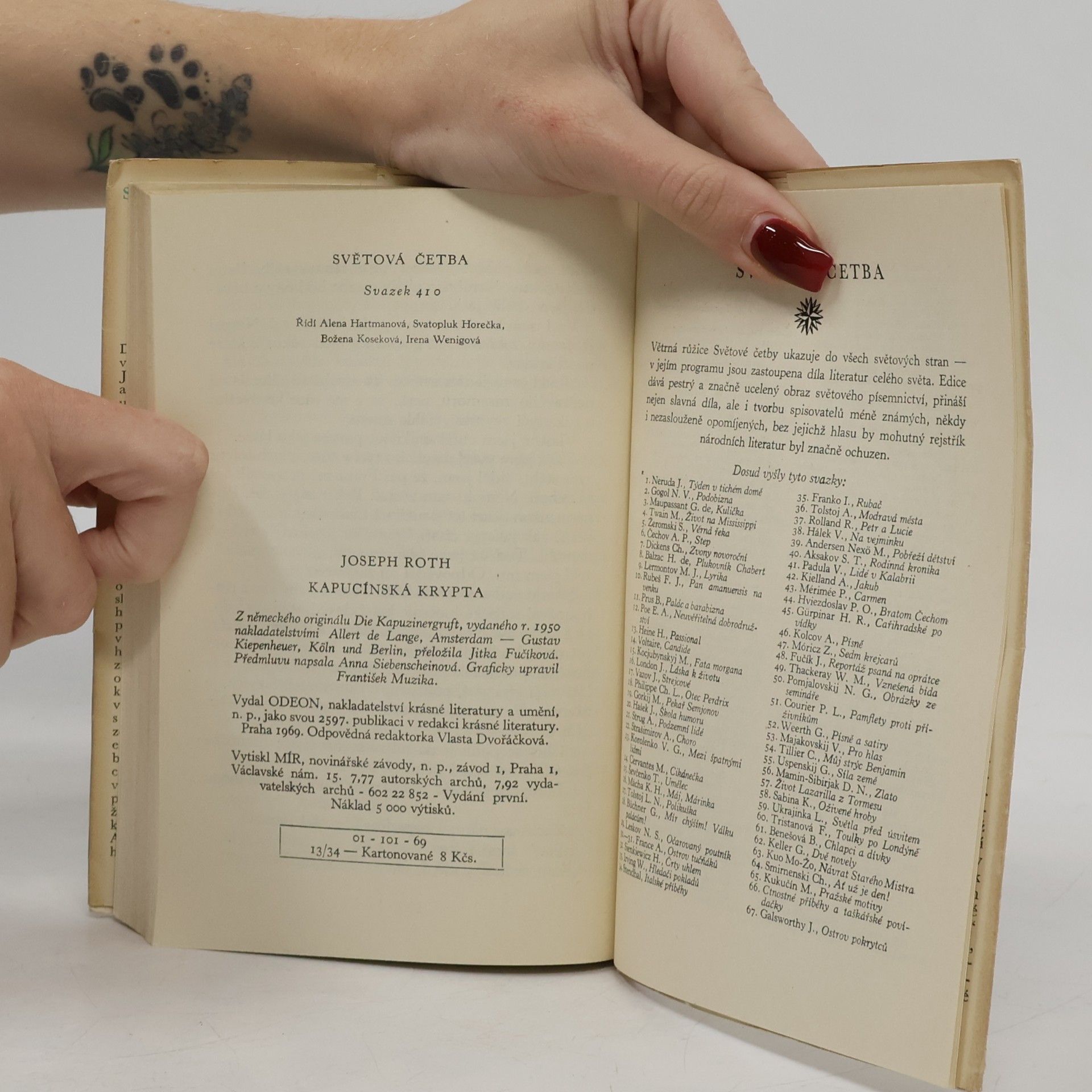Joseph Roth Kapucínská krypta