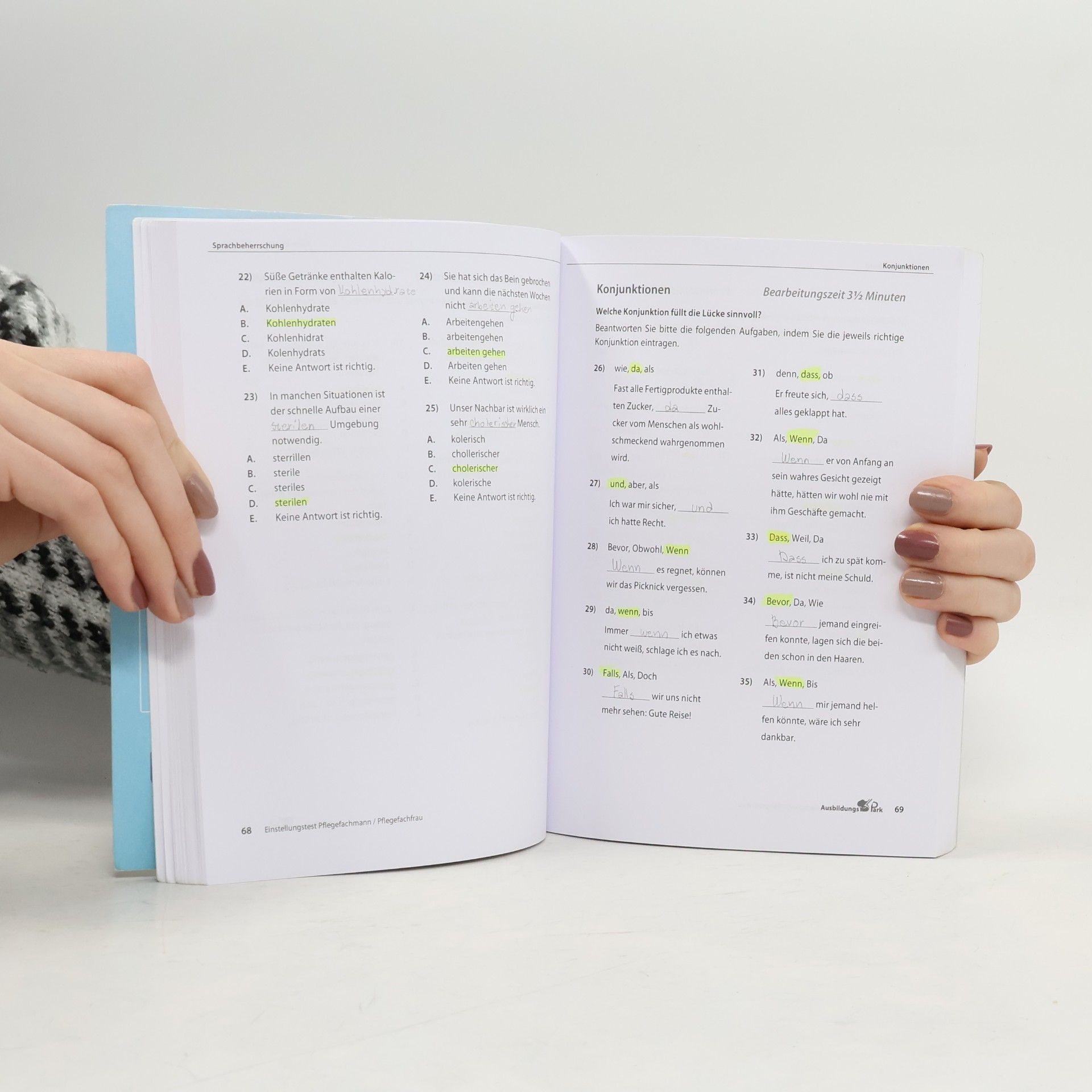Kurt Guth Einstellungstest Pflegefachmann / Pflegefachfrau