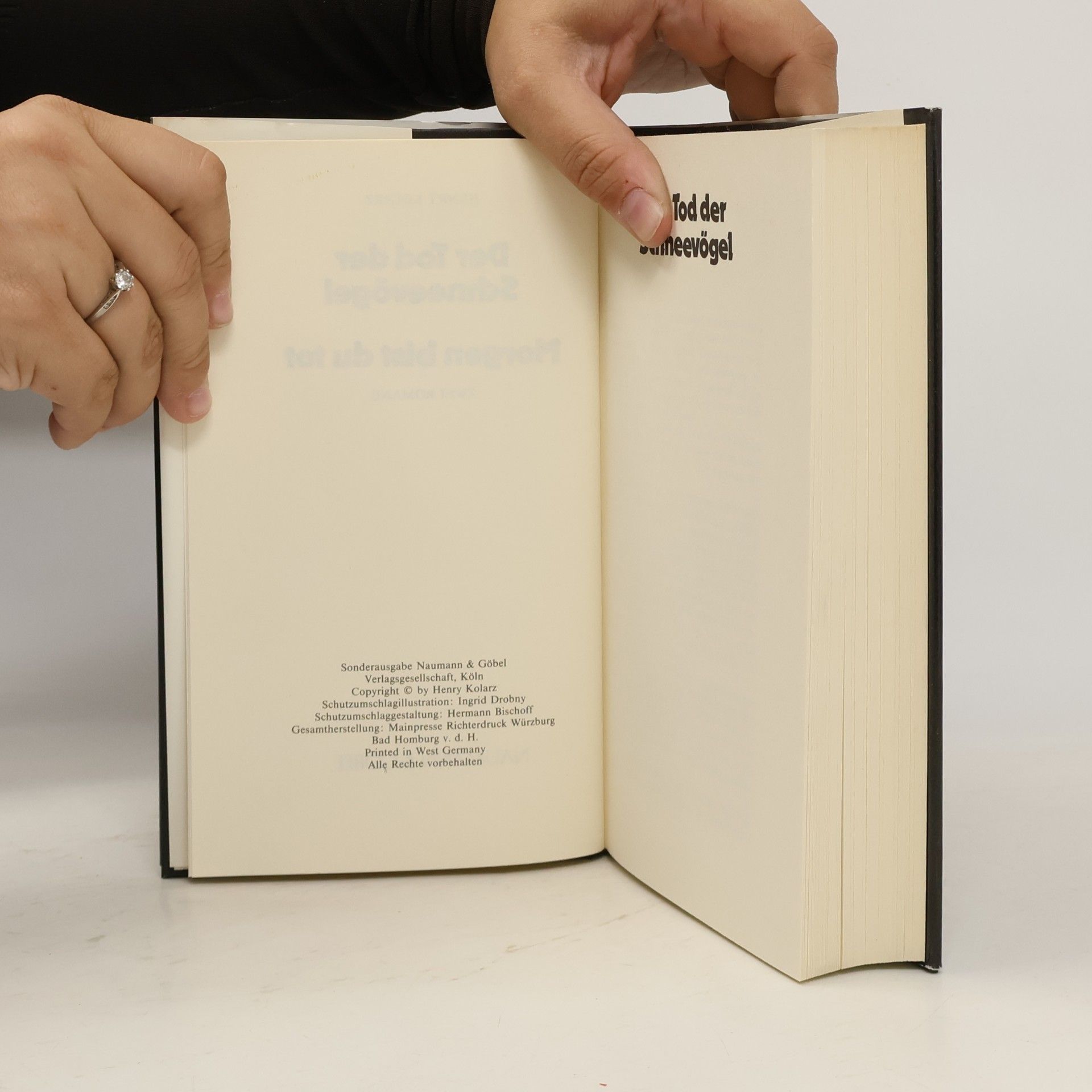Henry Kolarz Der Tod der Schneevögel