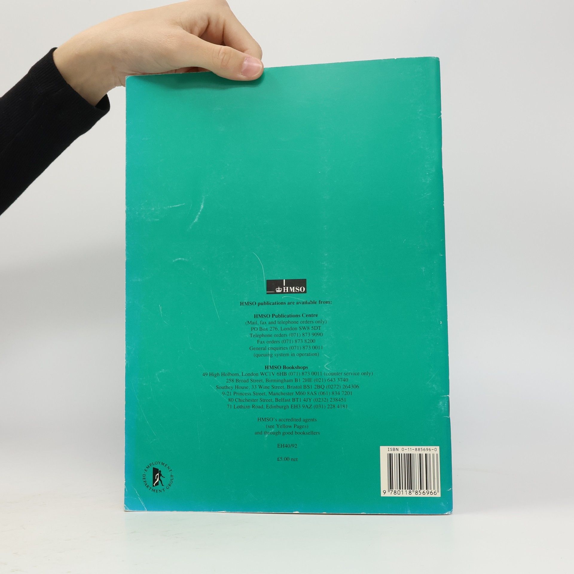 Great Britain. Health and Safety Executive EH40/92 Occupational Exposure Limits 1992