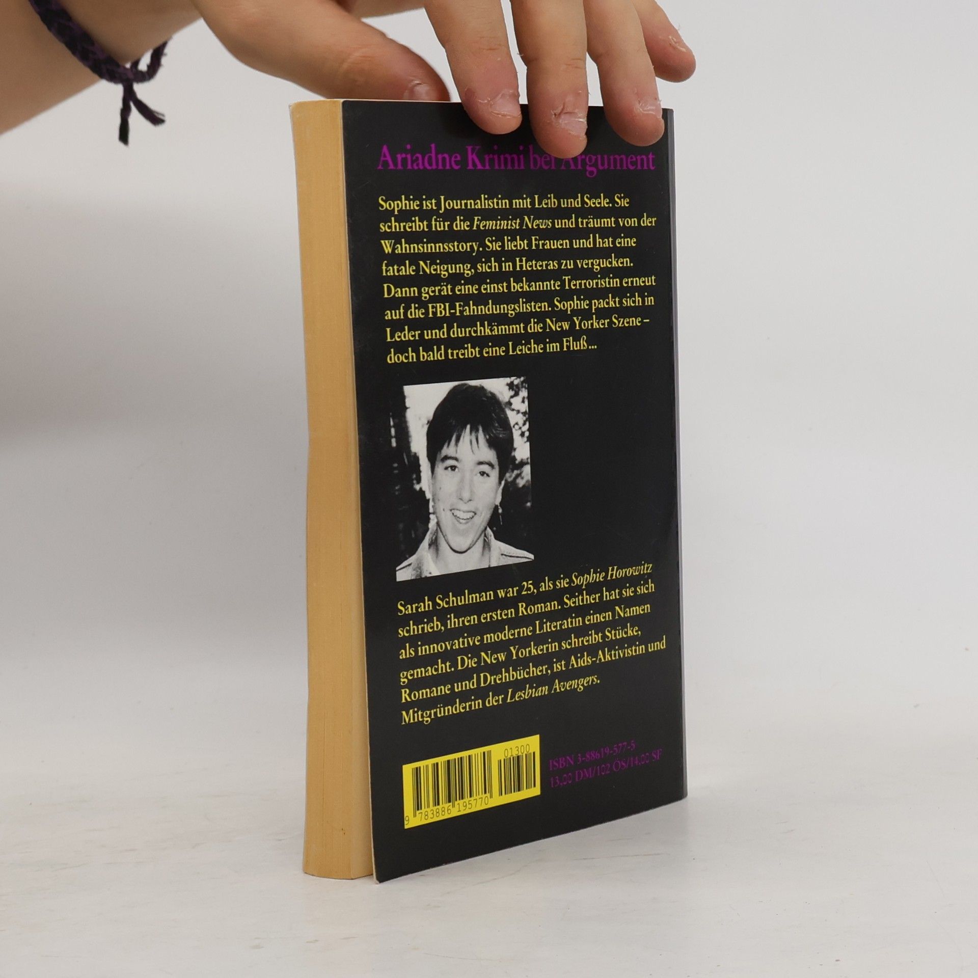 Sarah Schulman Die Sophie-Horowitz-Story