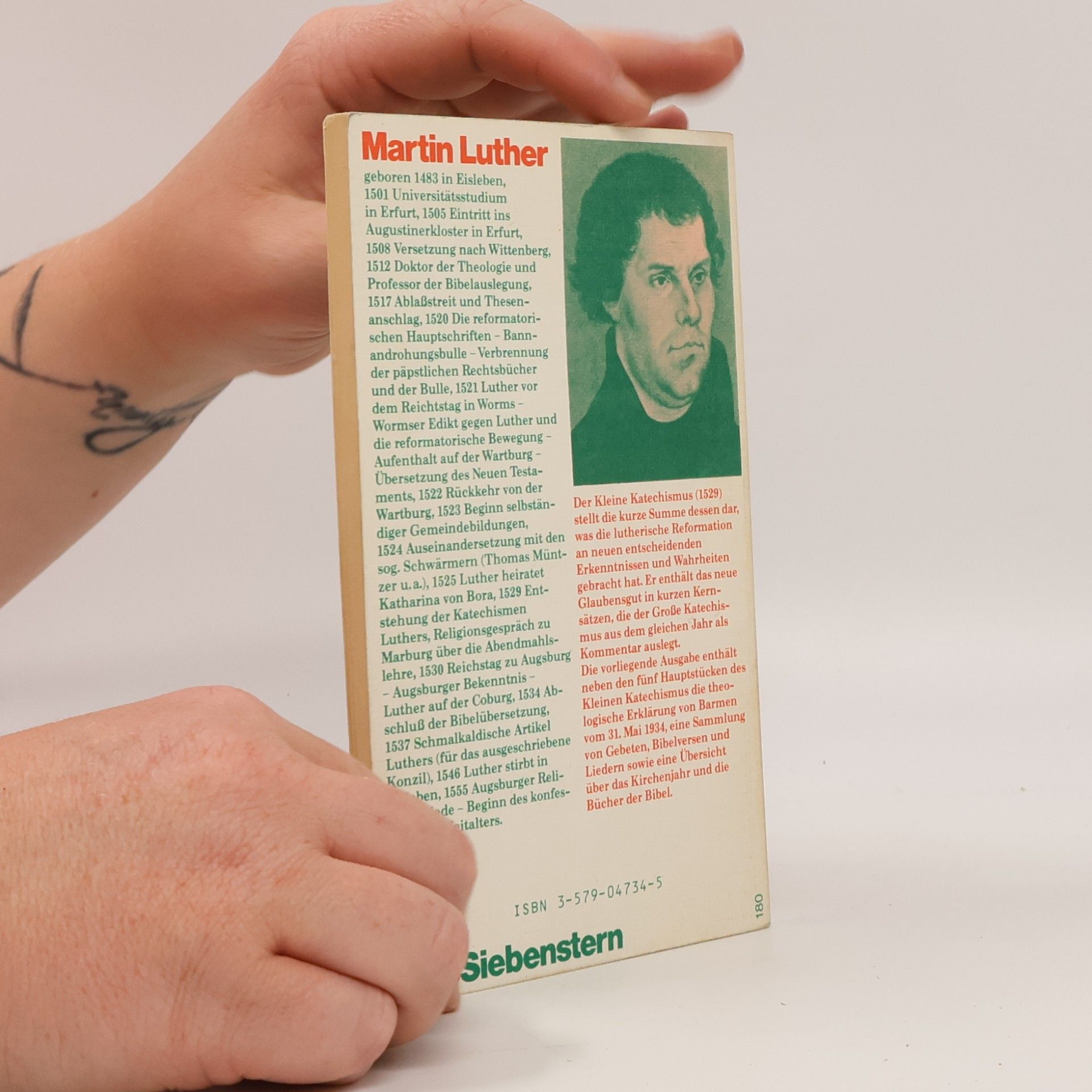 Martin Luther Der kleine Katechismus Doktor Martin Luthers