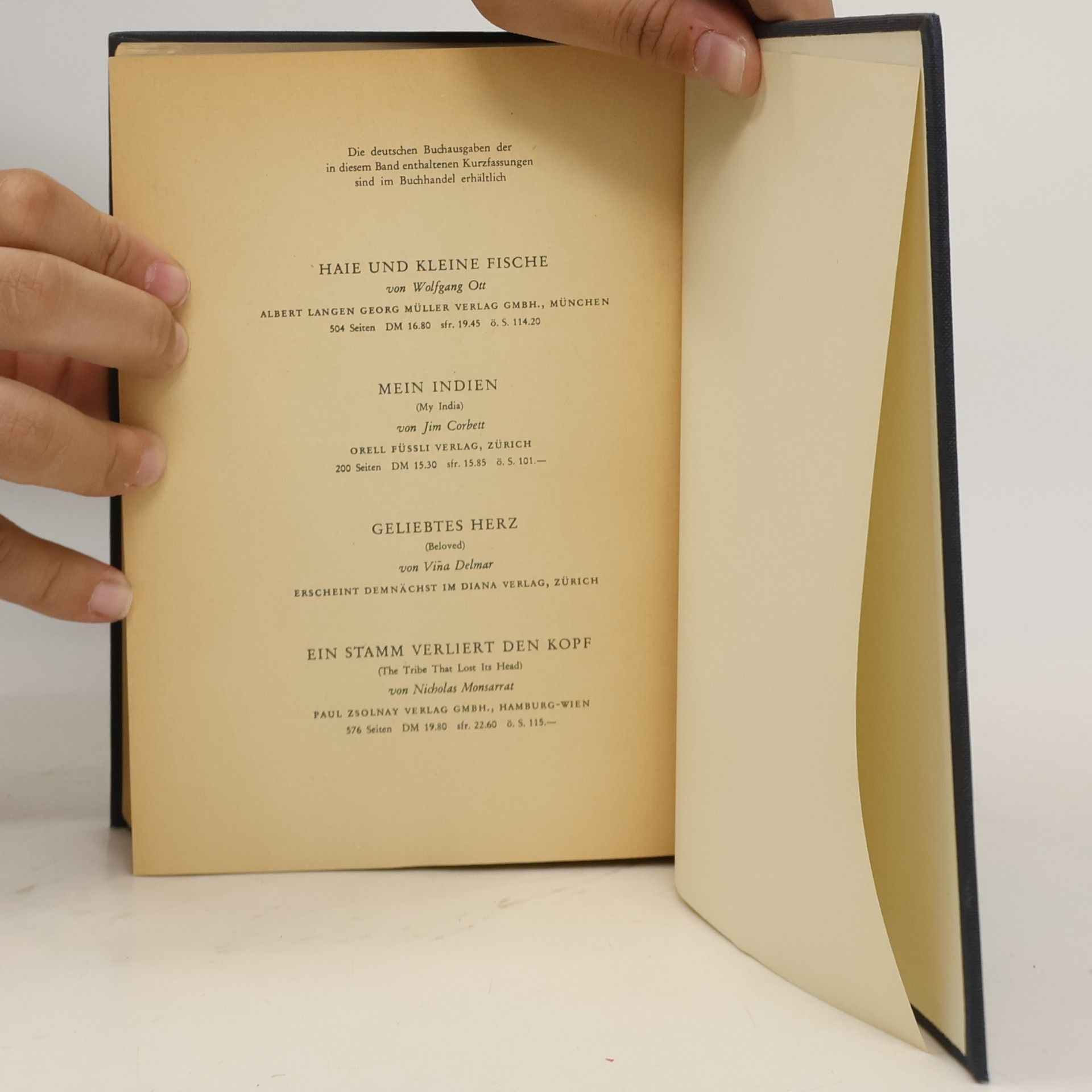 Wolfgang Ott Reader's Digest Auswahlbücher: IV/1958