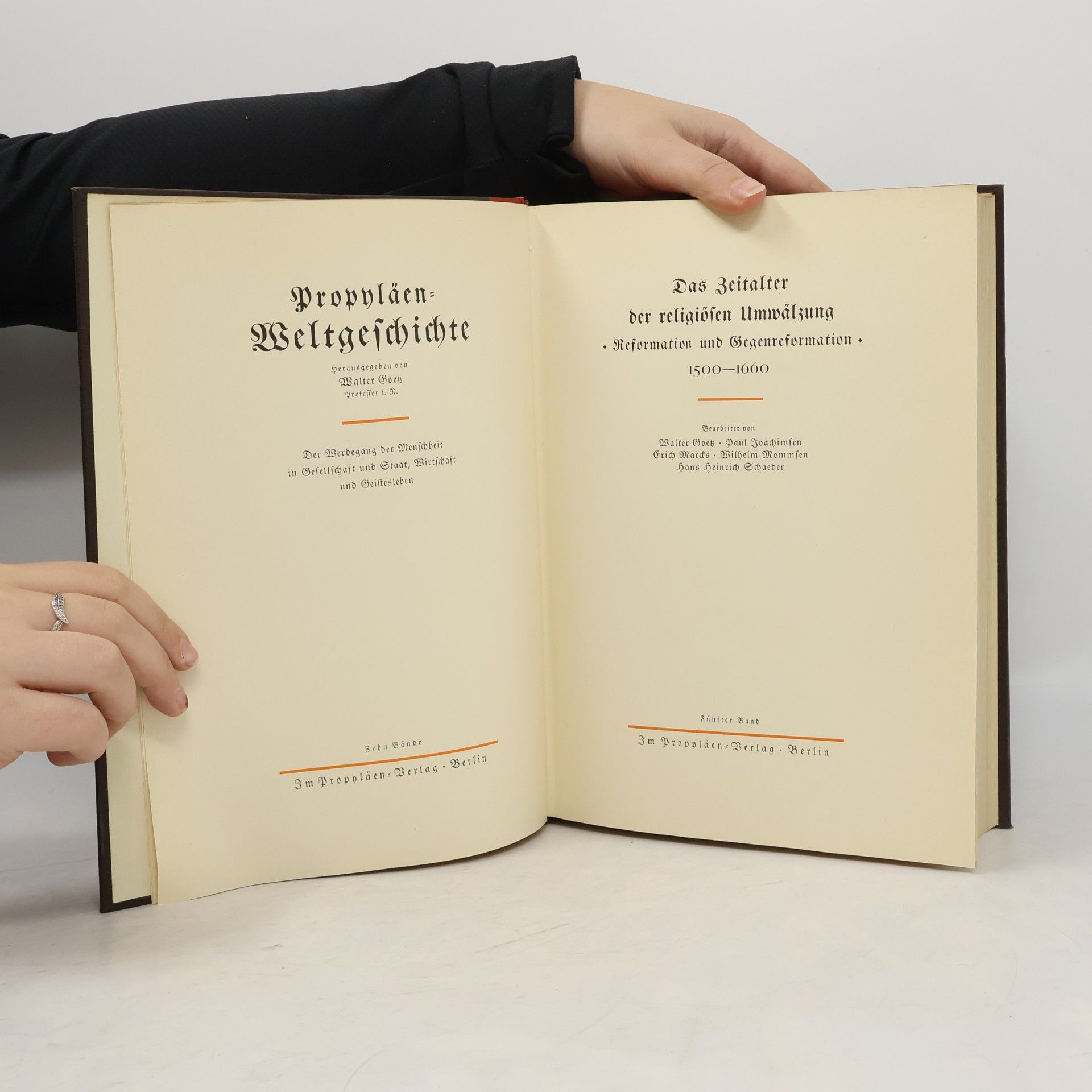 Paul Joachimsen Propyläen Weltgeschichte 5