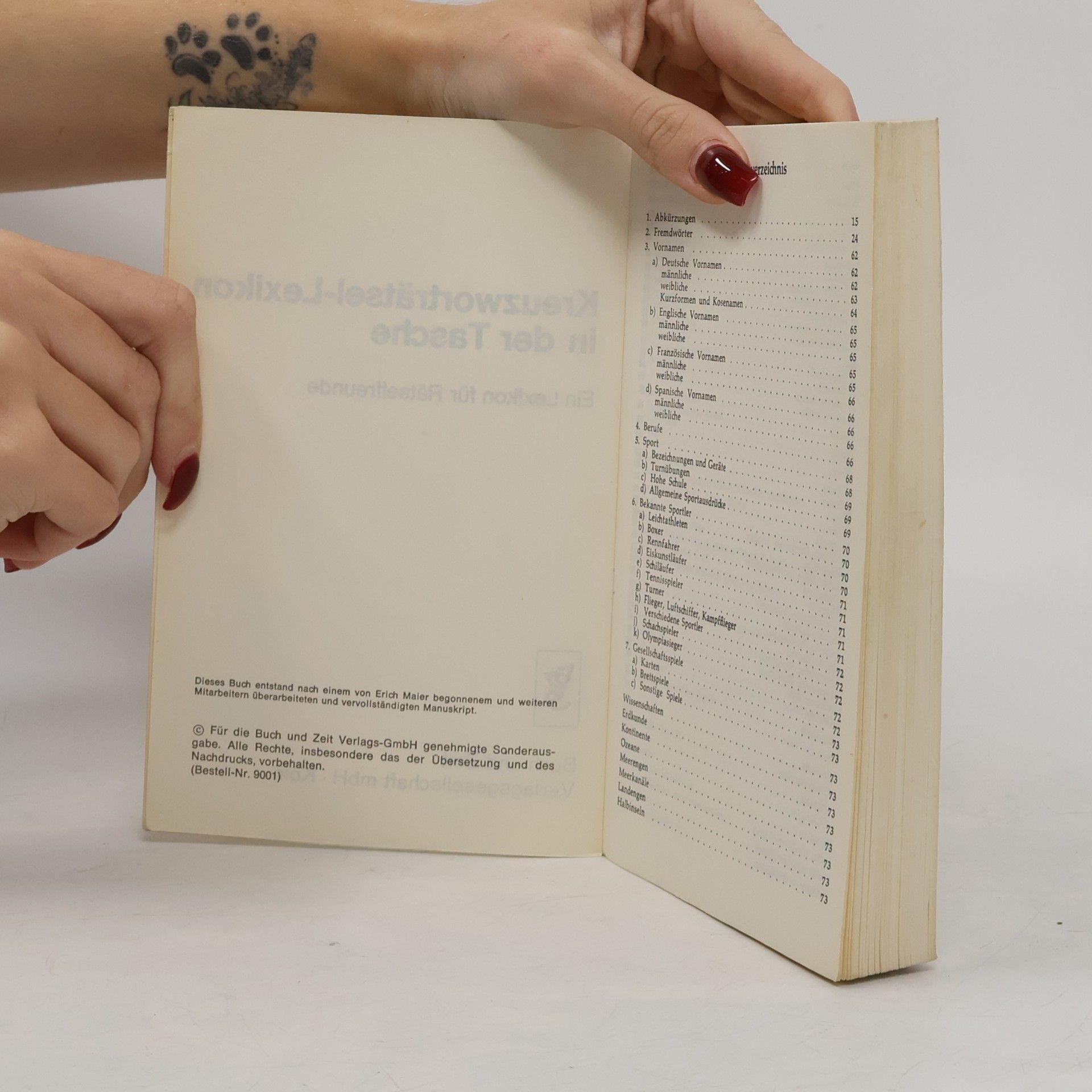 Autorenkollektiv Kreuzwort Rätsel Lexikon in der Tasche