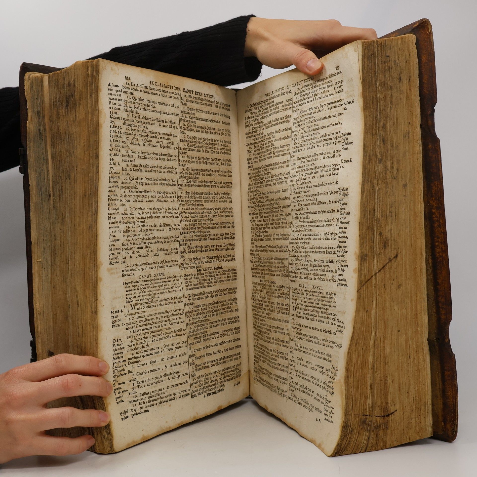 P. Thoma Aq. Erhard BIBLIA SACRA VULGATÆ EDITIONIS / Oder Heilige Schrift Des Alten und Neuen Testaments/