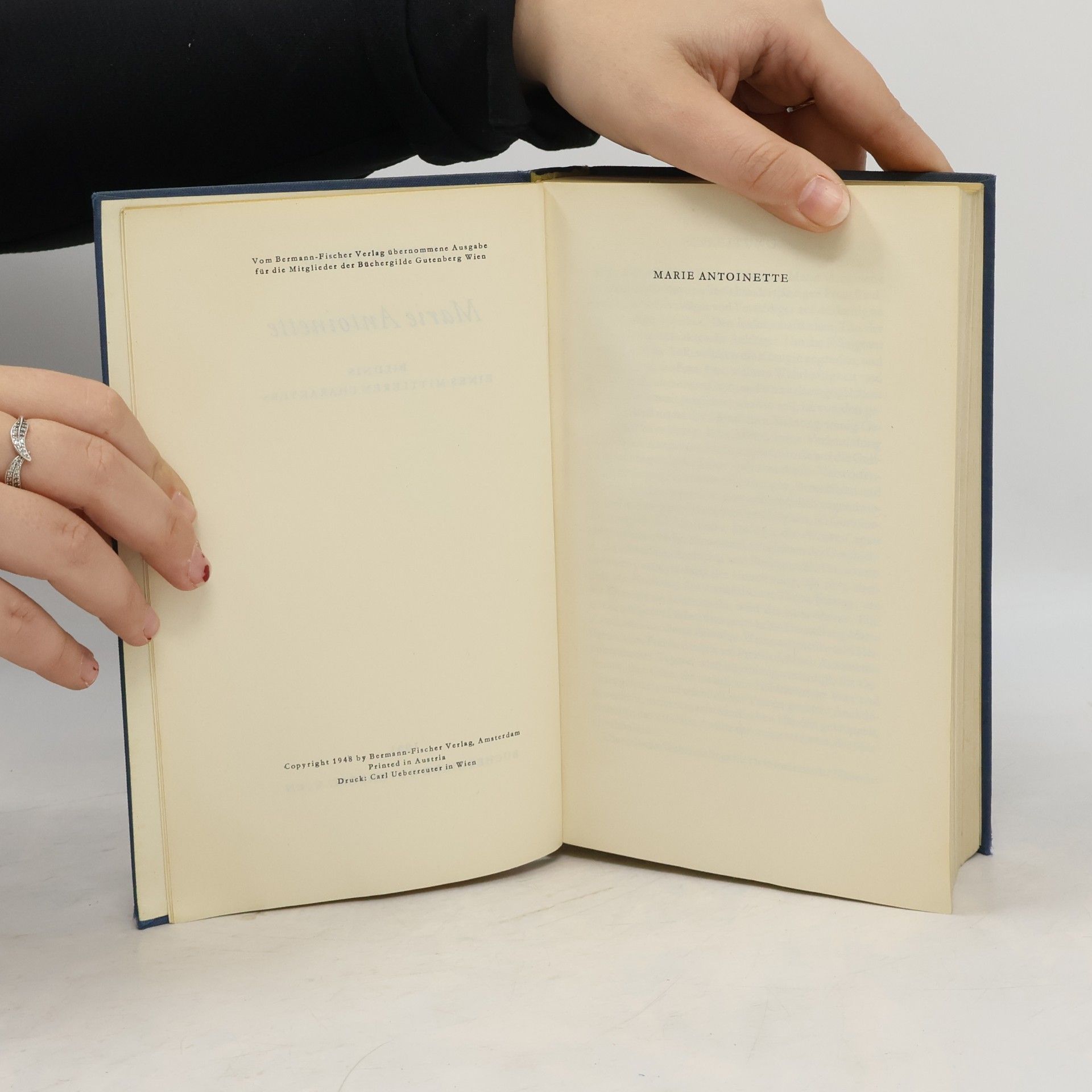Stefan Zweig Marie Antoinette