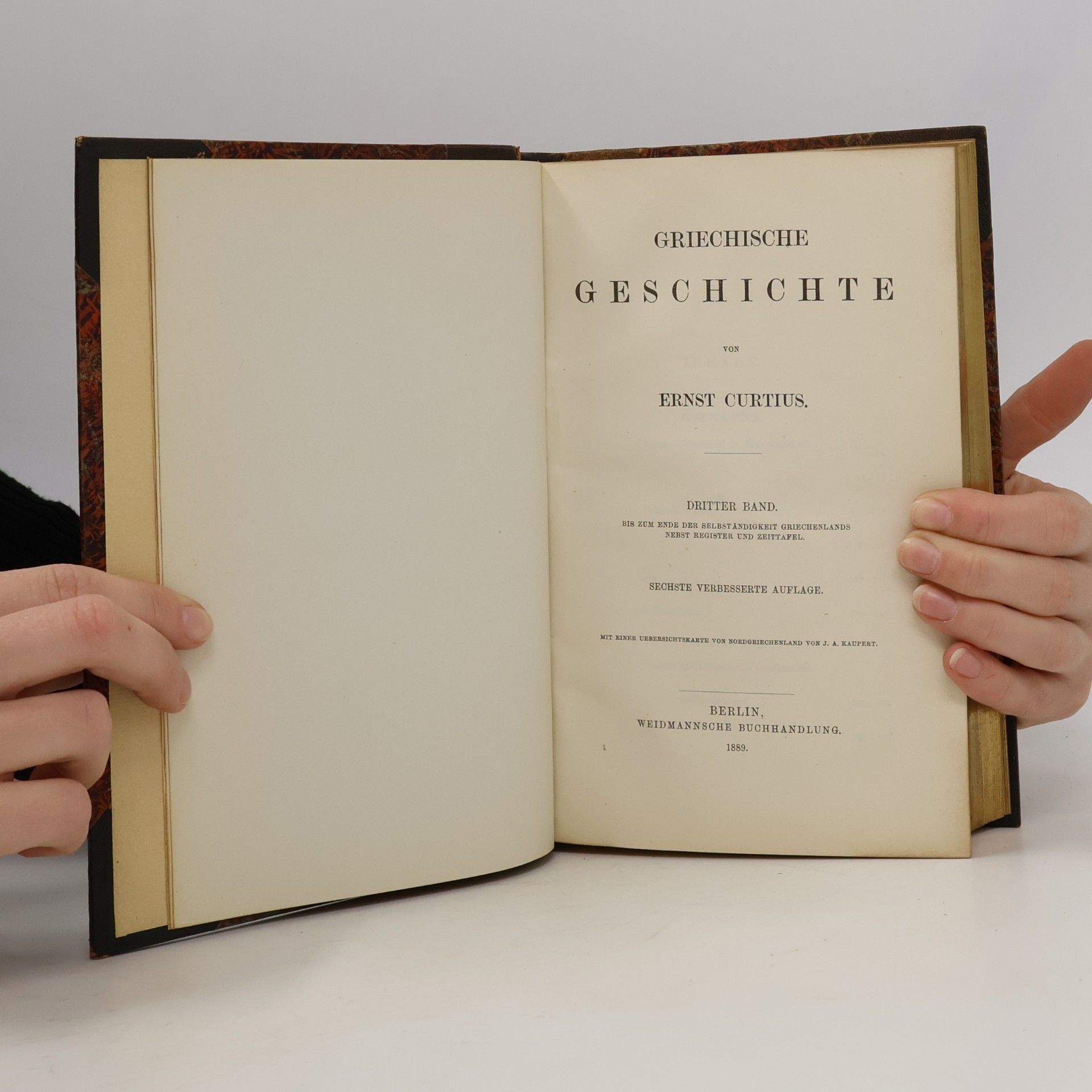 Ernst Curtius Griechische Geschichte