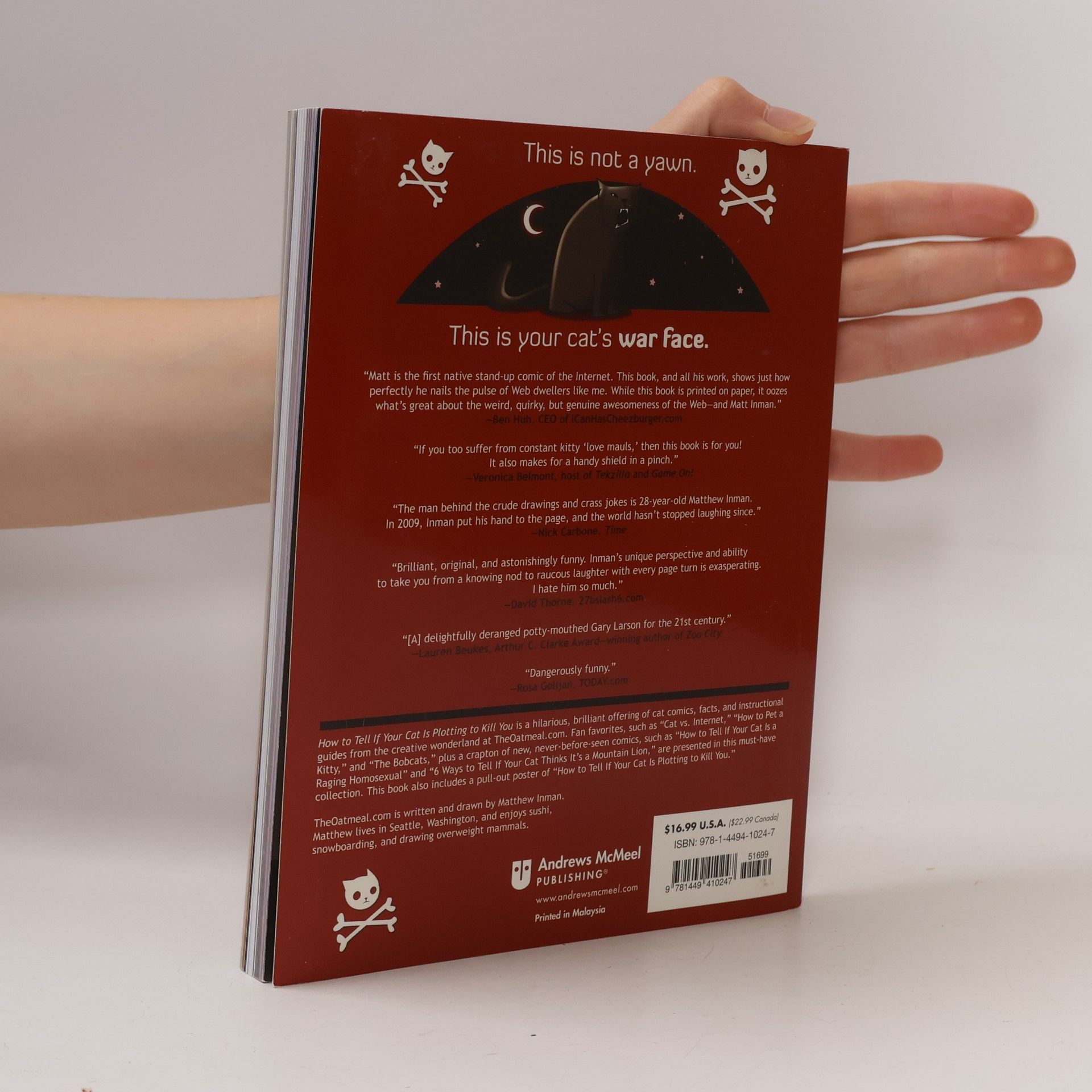 The Oatmeal How to tell if your cat is plotting to kill you