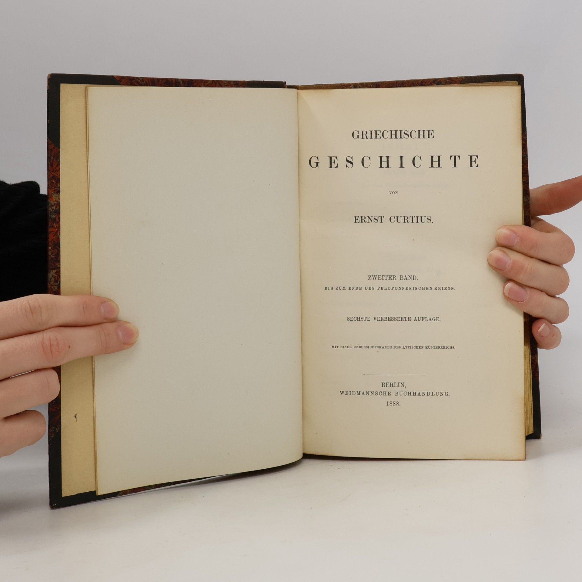 Ernst Curtius Griechische Geschichte Zweiter Band