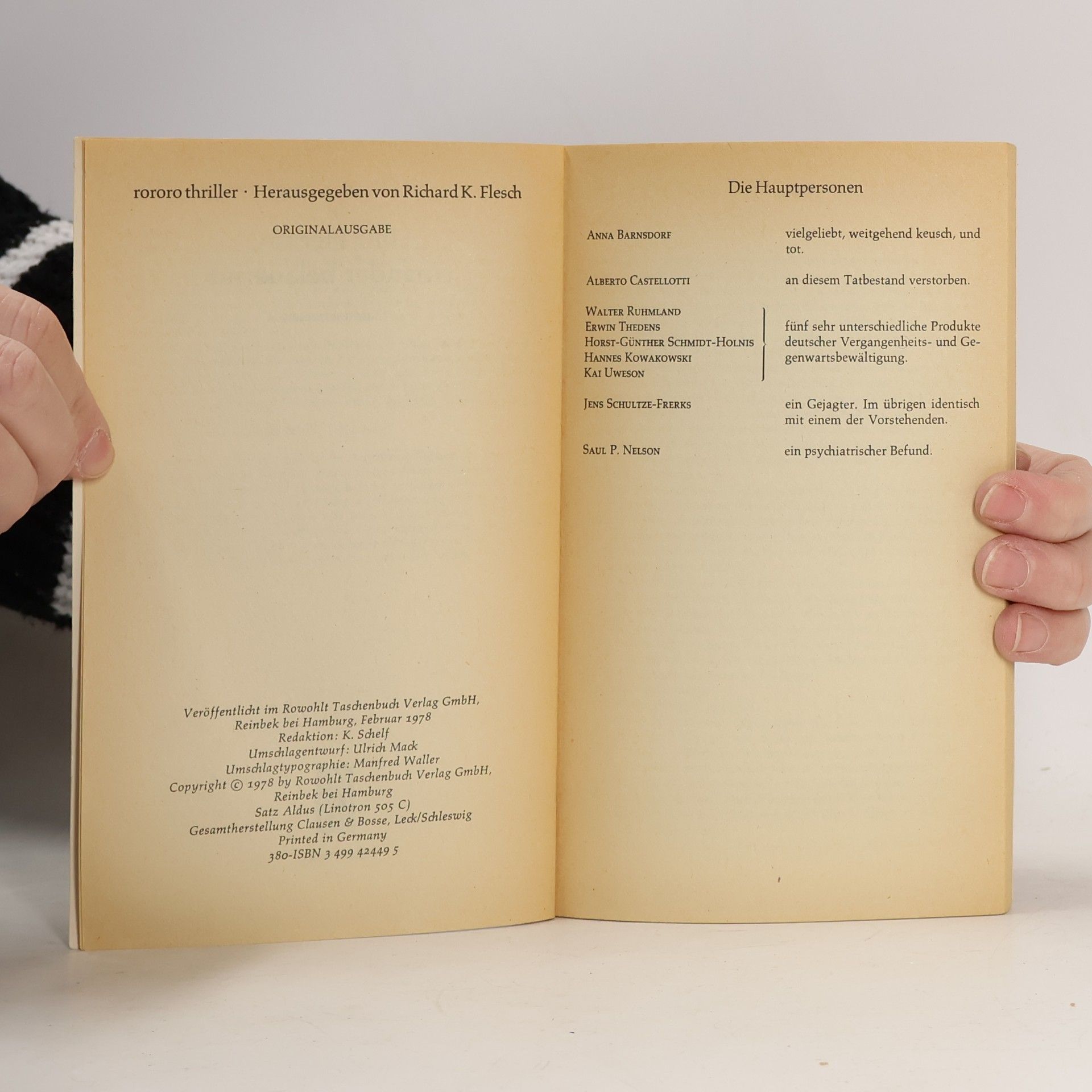 Thomas Andresen Fünf Herren, einander belauernd 2449