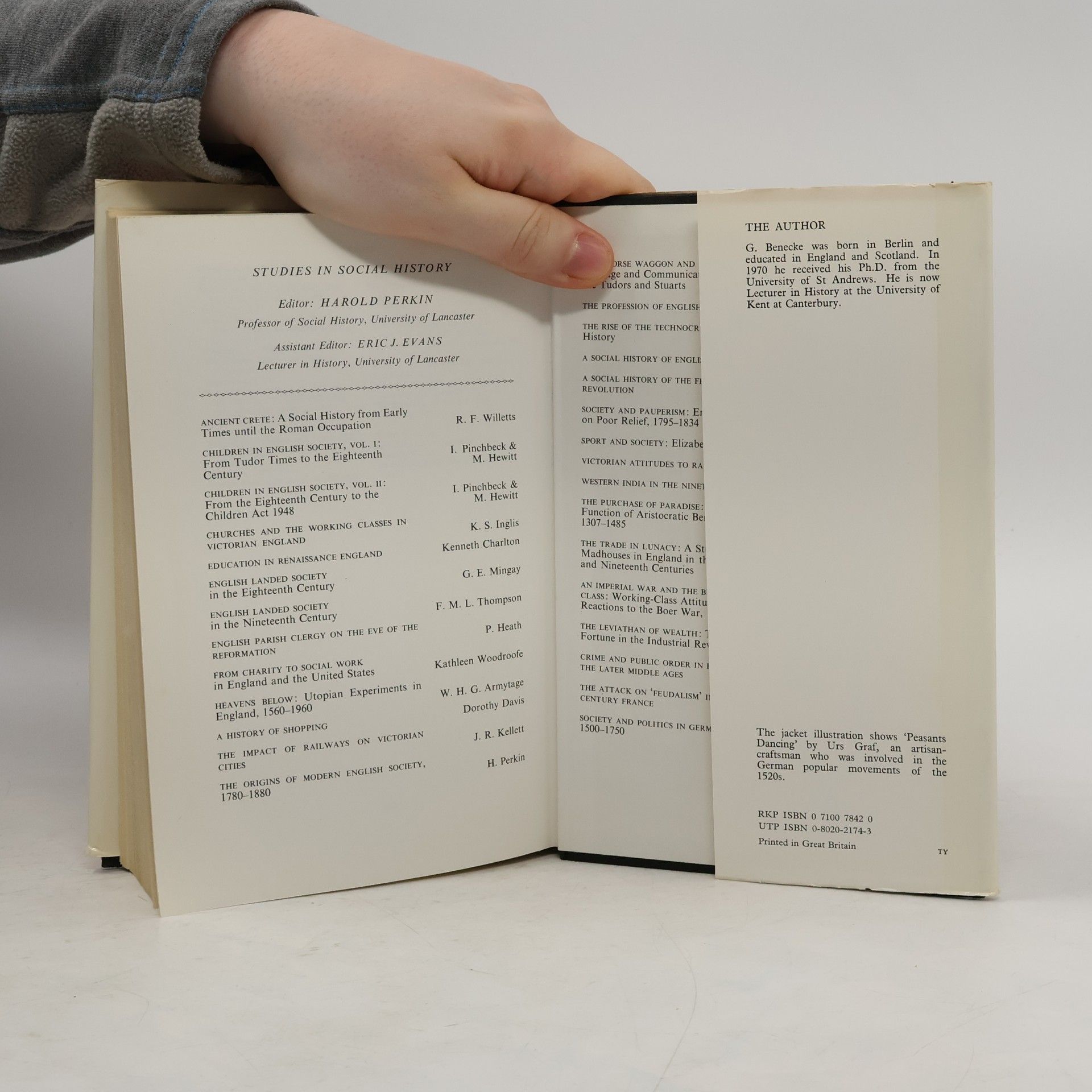 Gerhard Benecke Society and Politics in Germany, 1500-1750