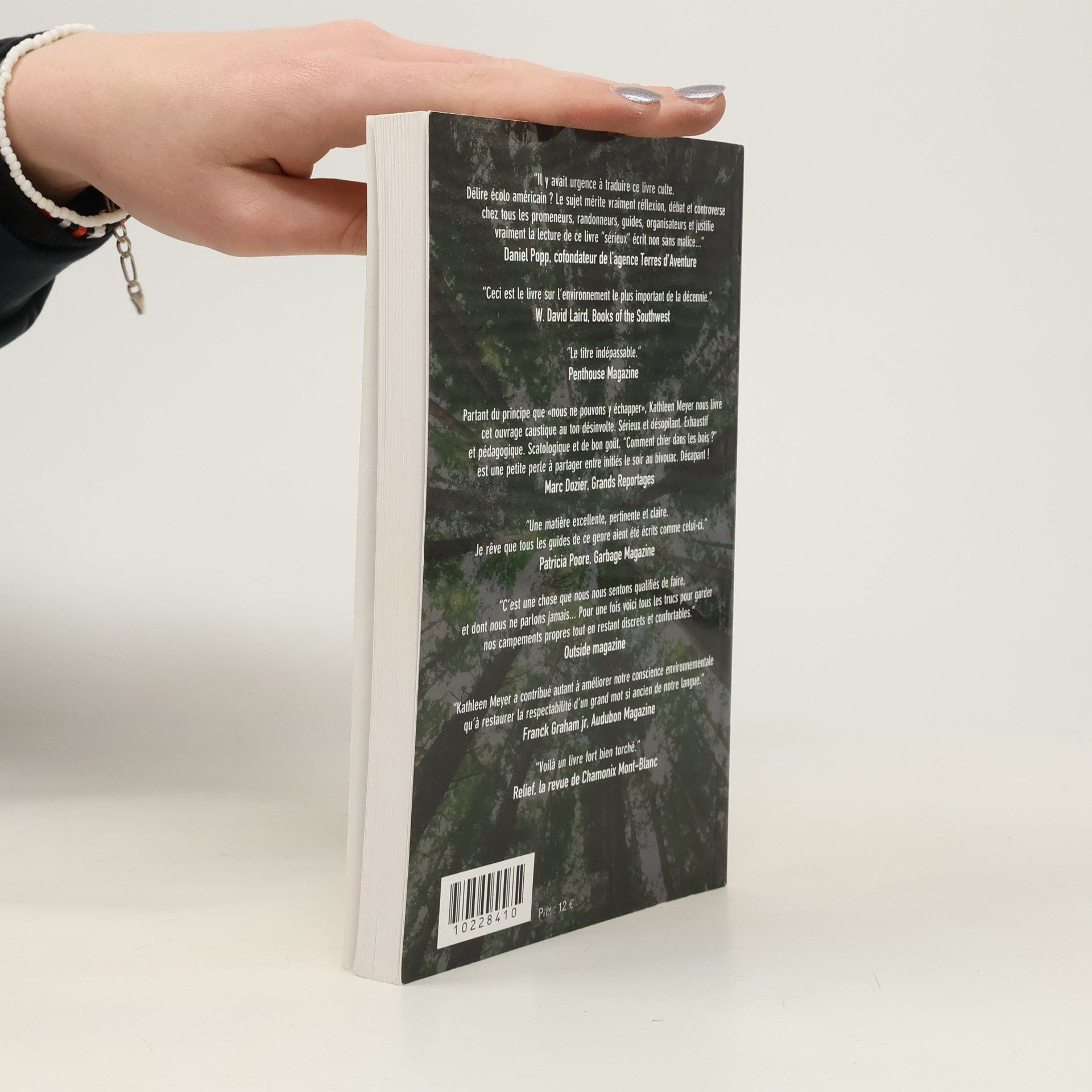 Kathleen Meyer Comment chier dans les woods: Pour une approche environnementale d'un art perdu