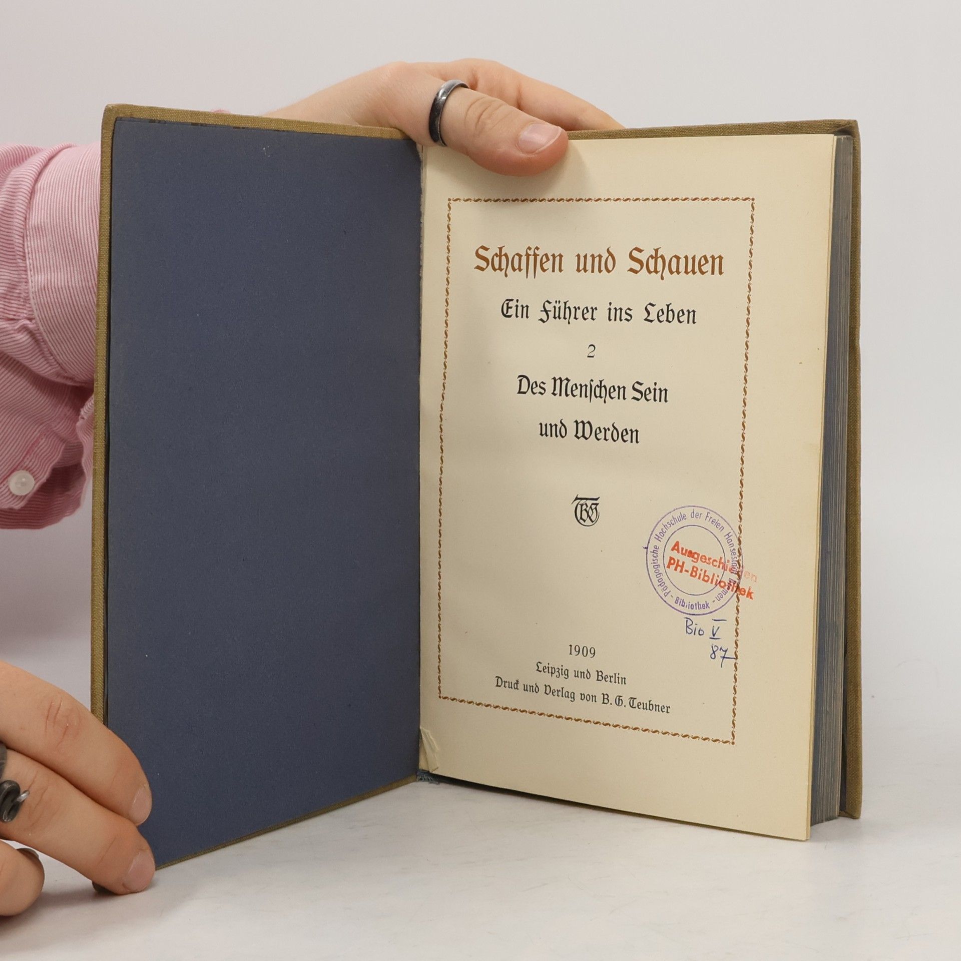 Various authors Schaffen und Schauen