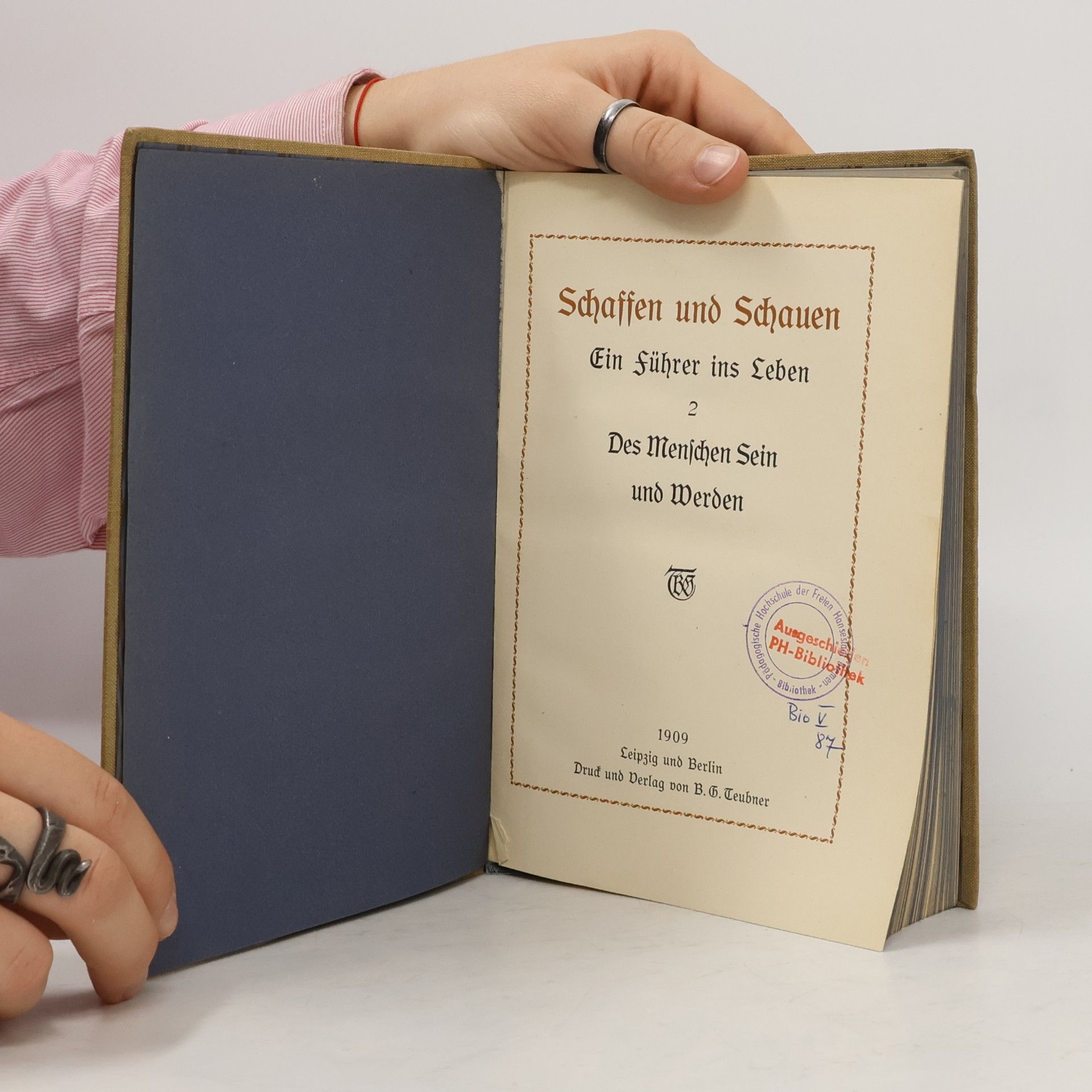 Various authors Schaffen und Schauen