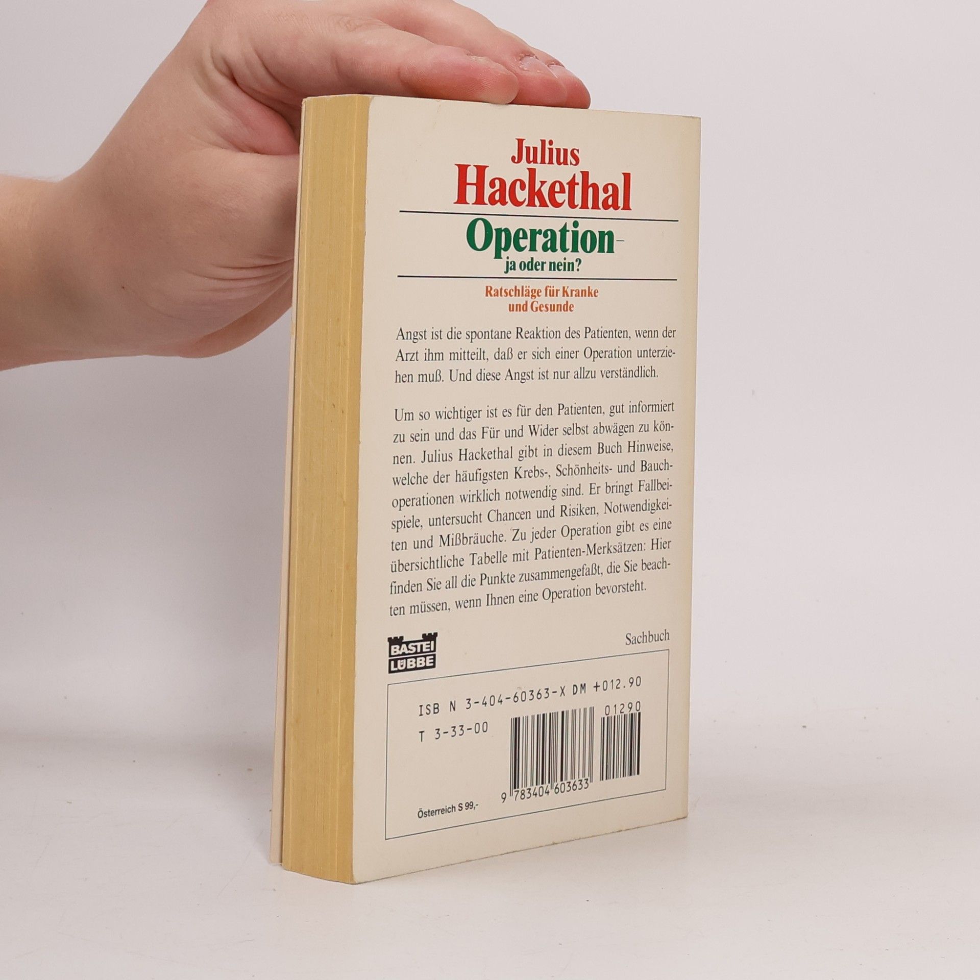 Julius Hackethal Operation