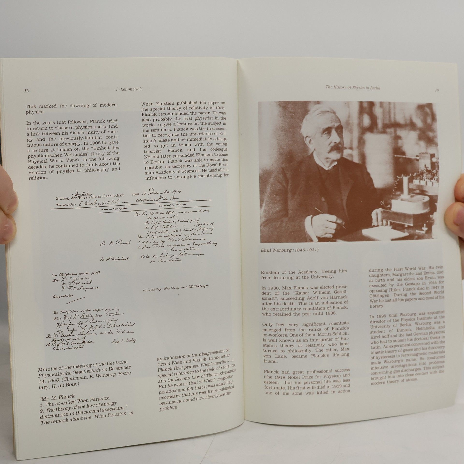 J. Lemmerich A Brief Review of the History of Physics in Berlin