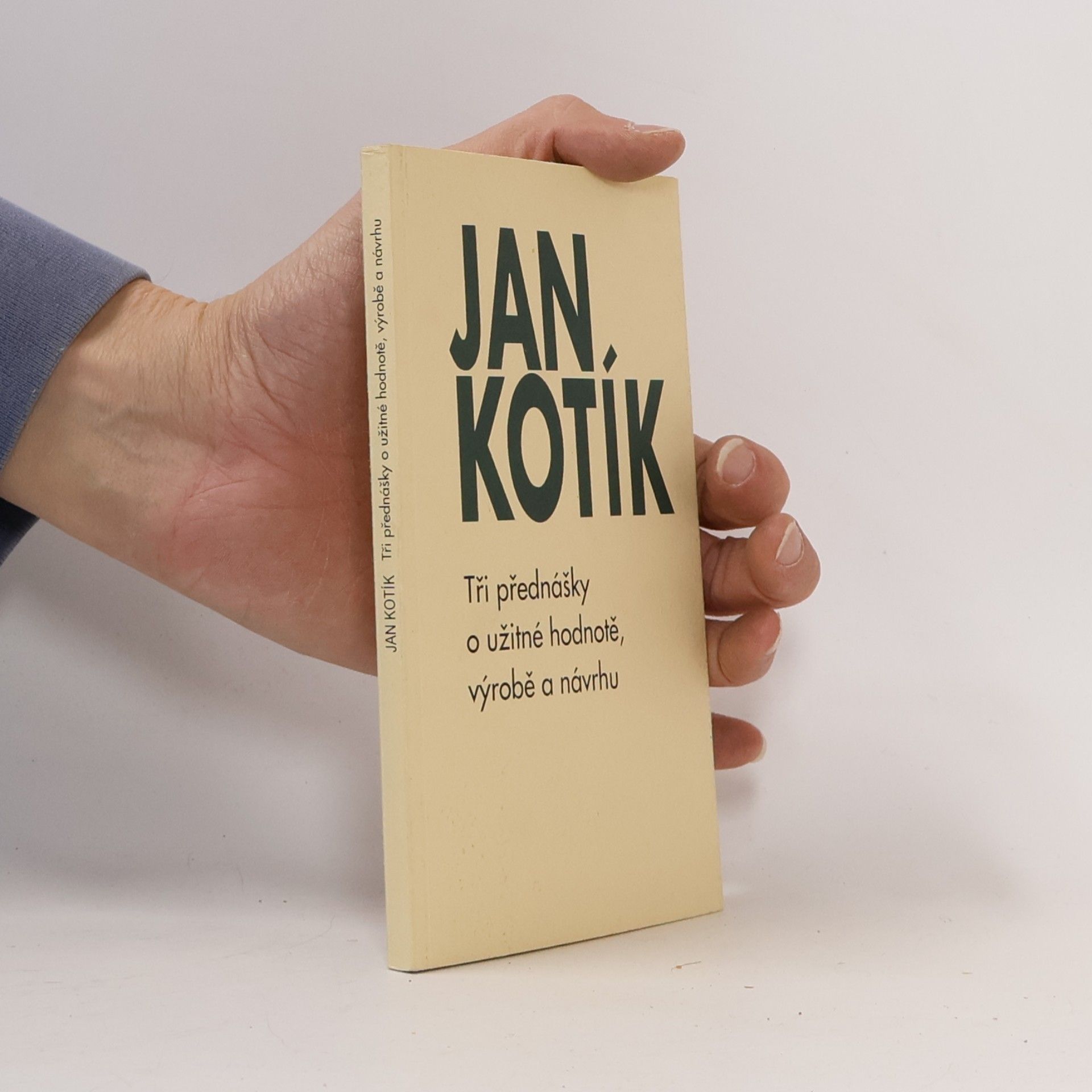 Tři přednášky o užitné hodnotě, výrobě a návrhu