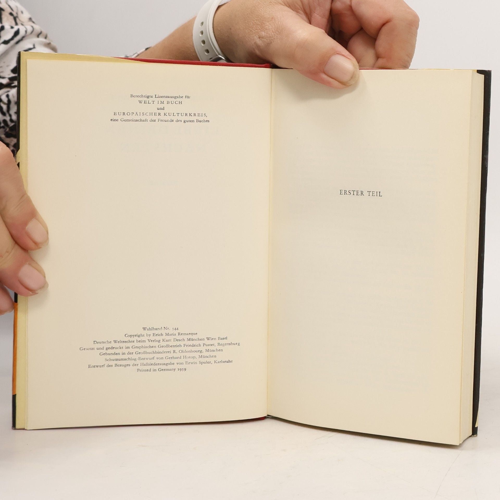 Erich Maria Remarque Liebe deinen Nächsten