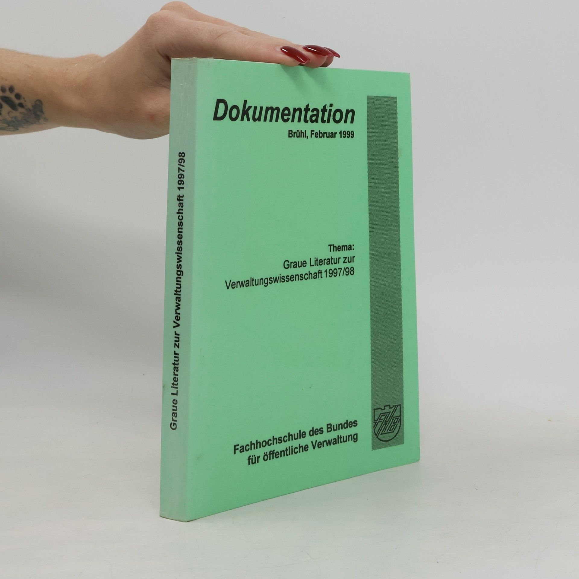 Gerhard Vollrath Graue Literatur zur Verwaltungswissenschaft 1997/98