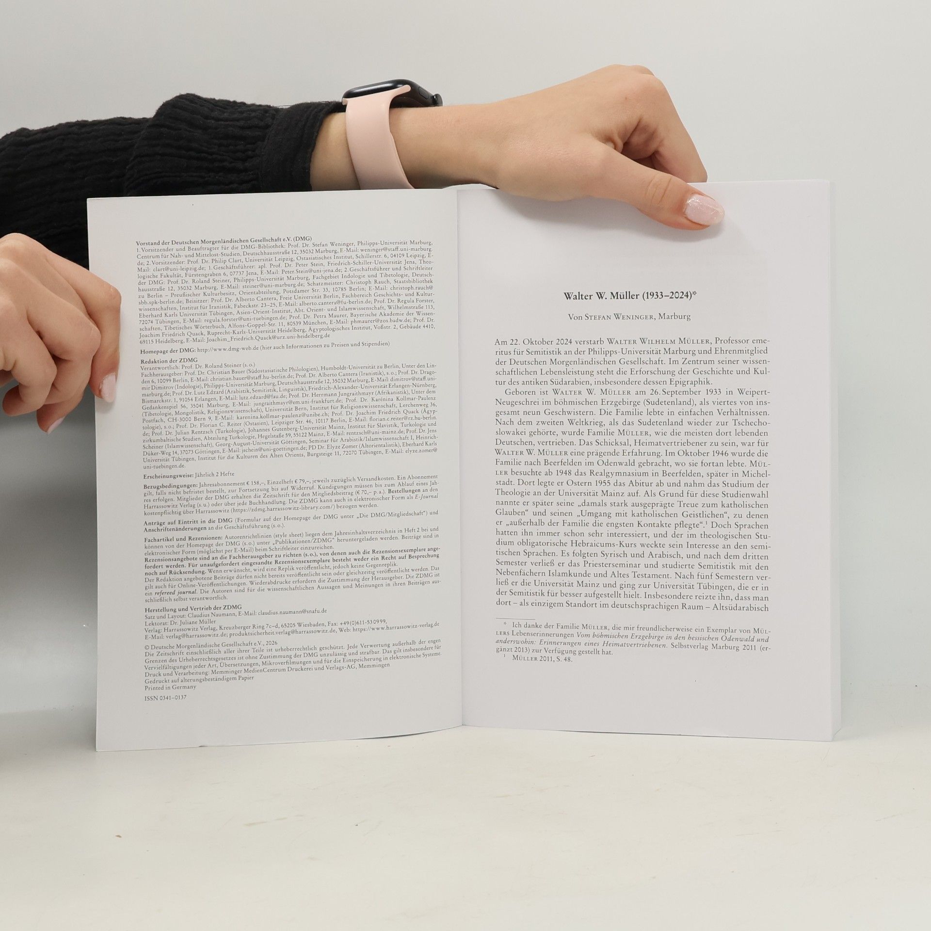 Roland Steiner Zeitschrift der Deutschen Morgenländischen Gesellschaft 176 – Heft 1