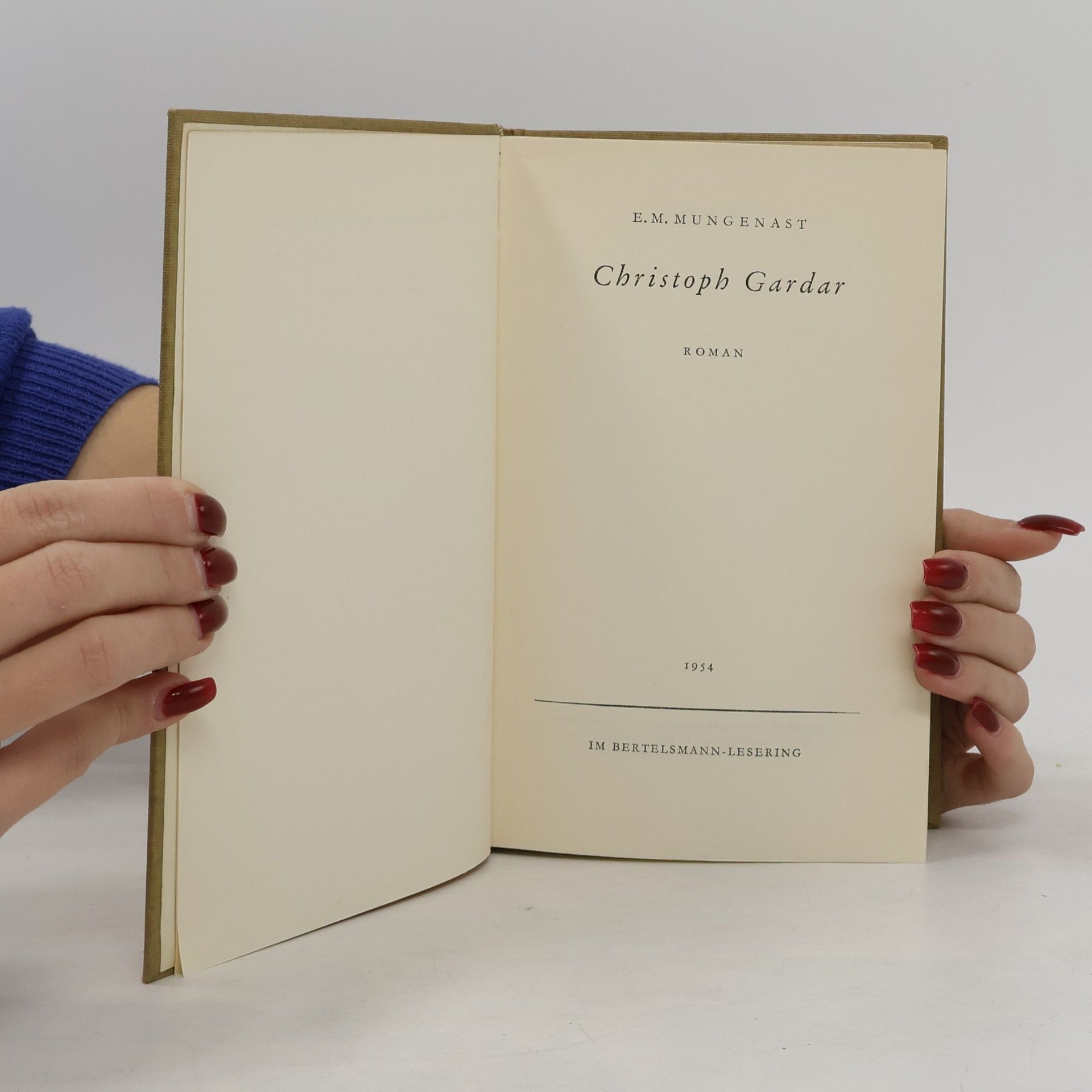 E. M. Mungenast Christoph Gardar