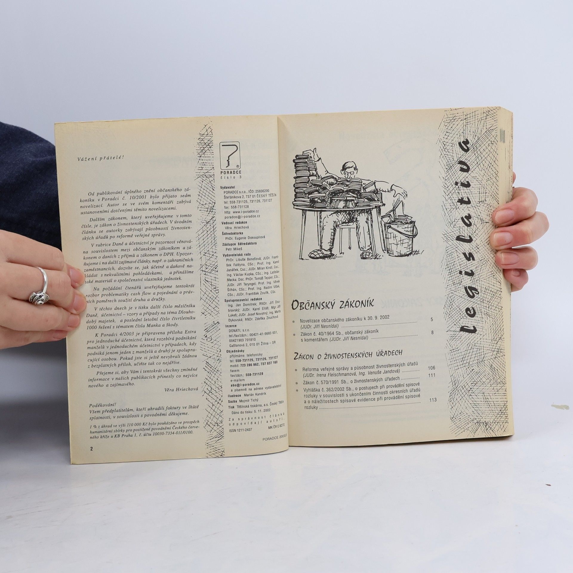 Various authors Poradce 2003/3 Občanský zákoník s komentářem. Zákon o živnostenských úřadech