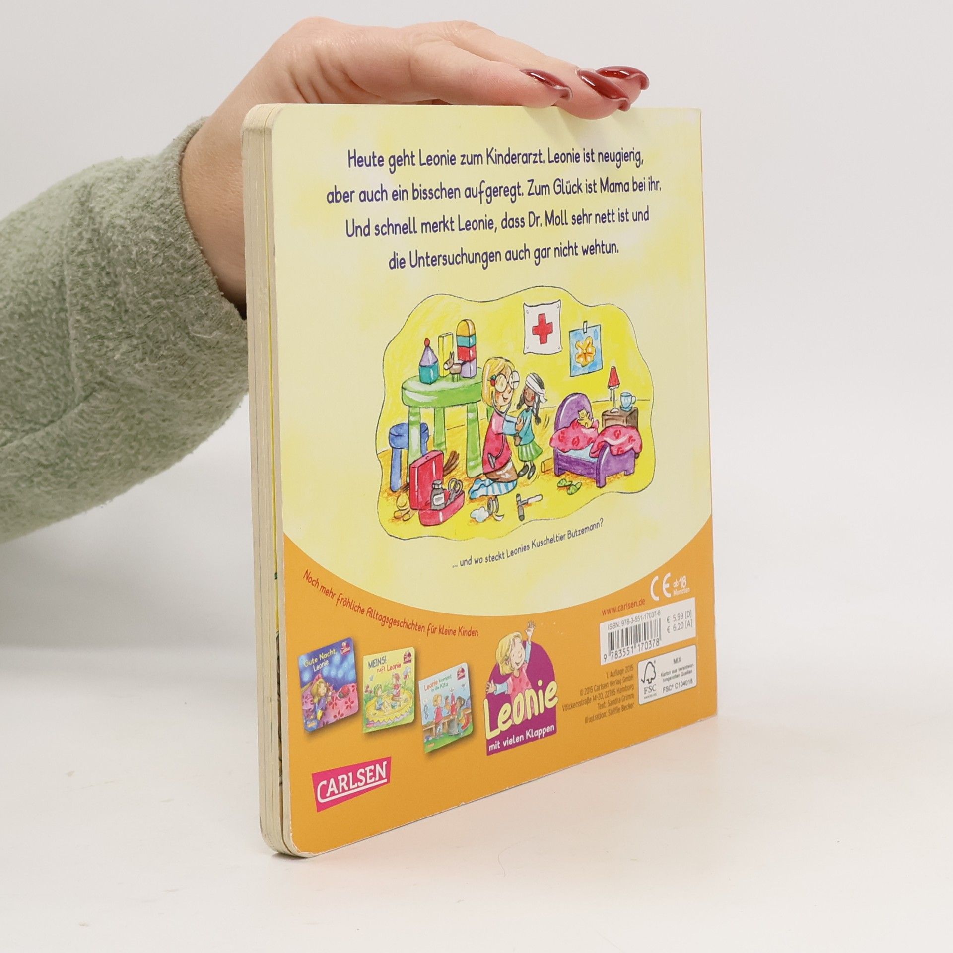 Sandra Grimm Leonie: Leonie beim Kinderarzt