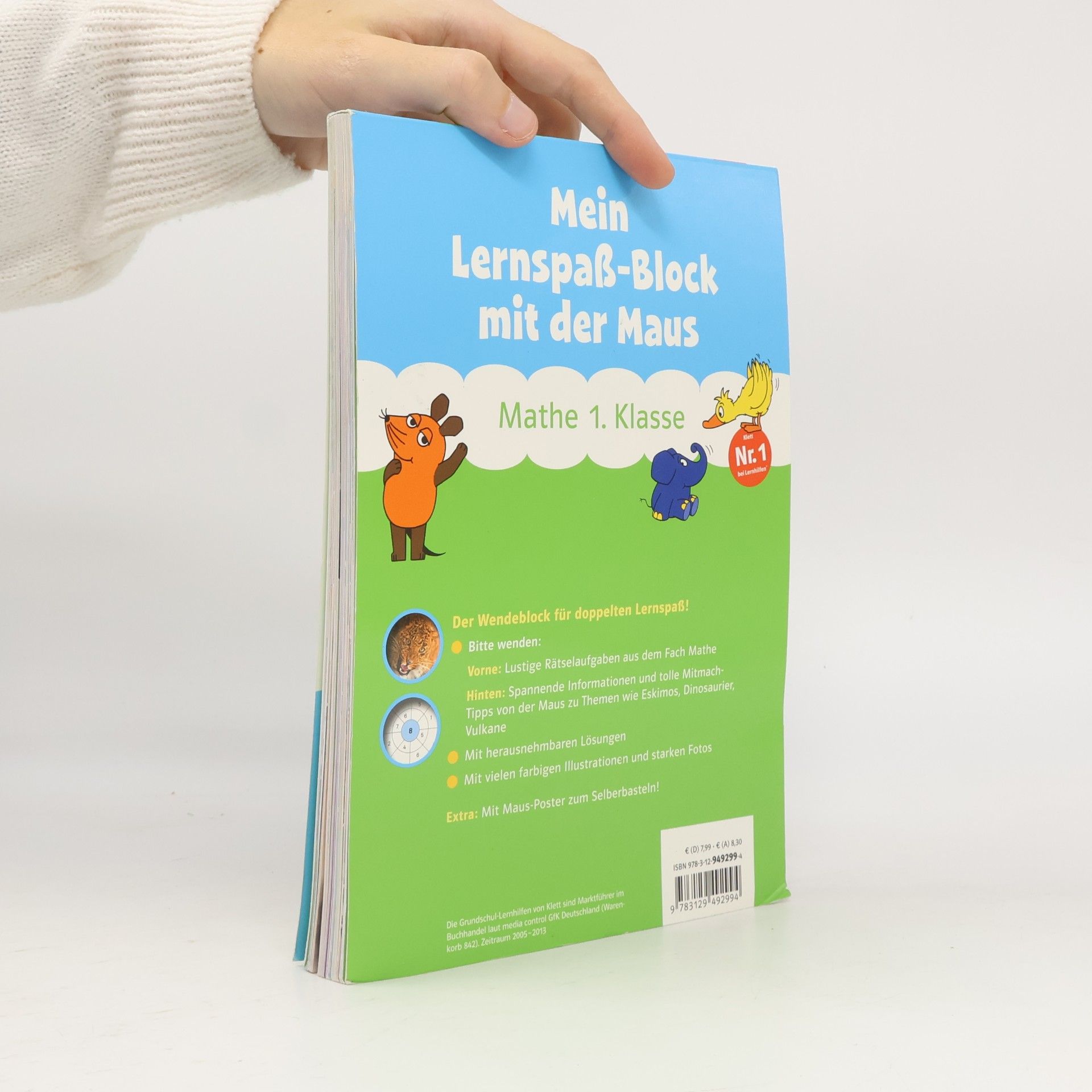 Klett Lerntraining Mein Lernspaß-Block mit der Maus - Rechnen 1. Klasse