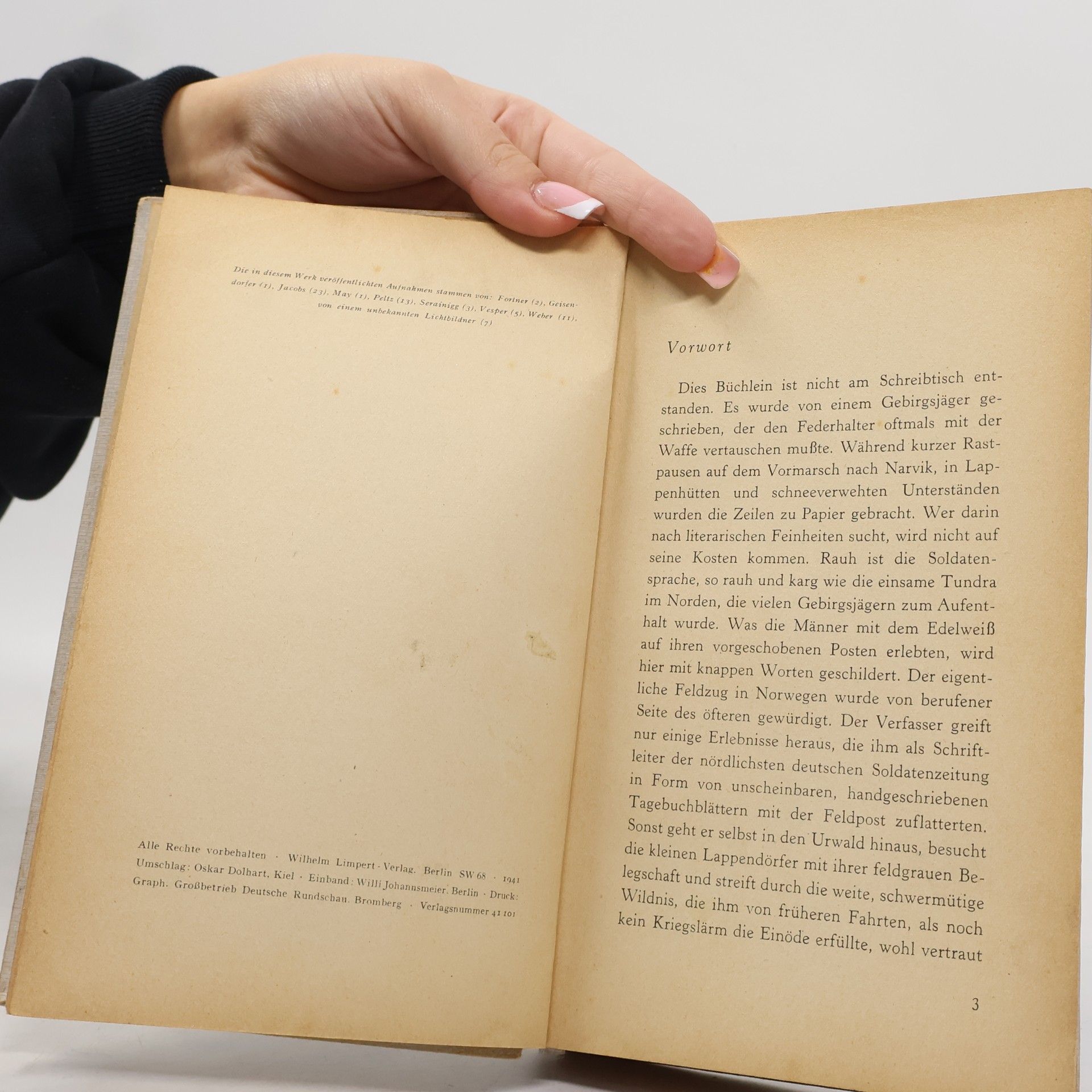 Rudolf Jacobs Auf posten in der Polarnacht