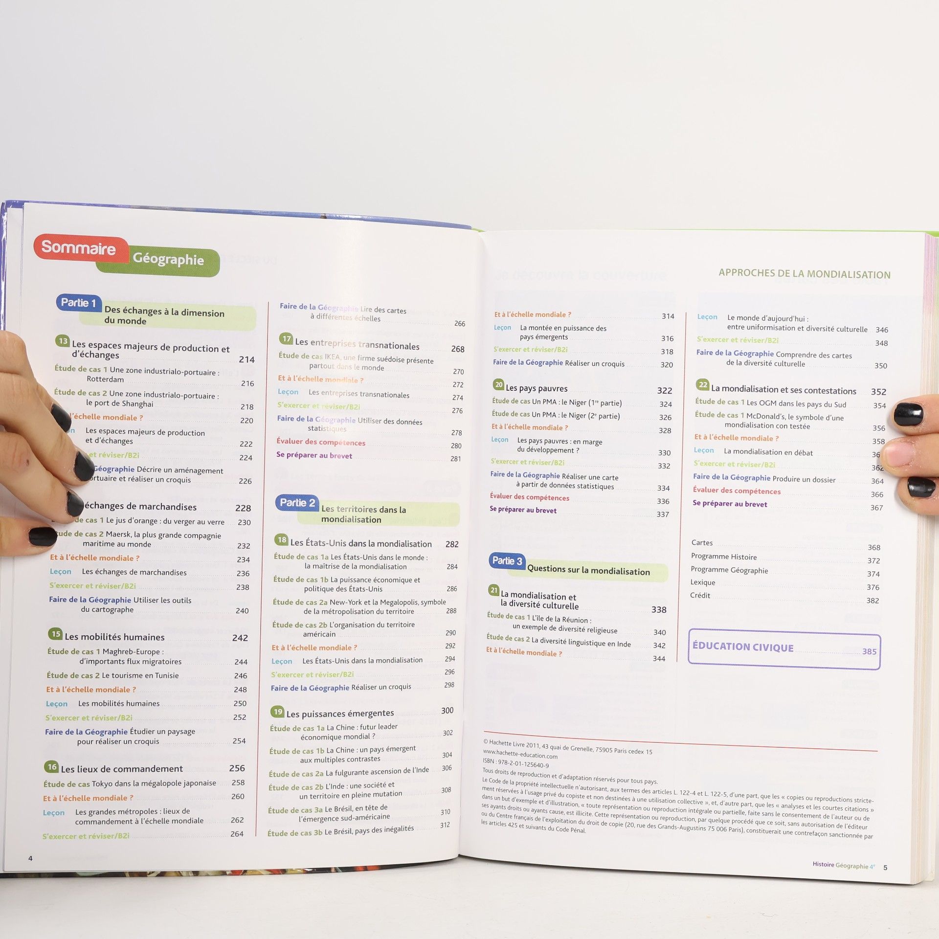 Various authors Histoire Géographie Éducation Civique 4e