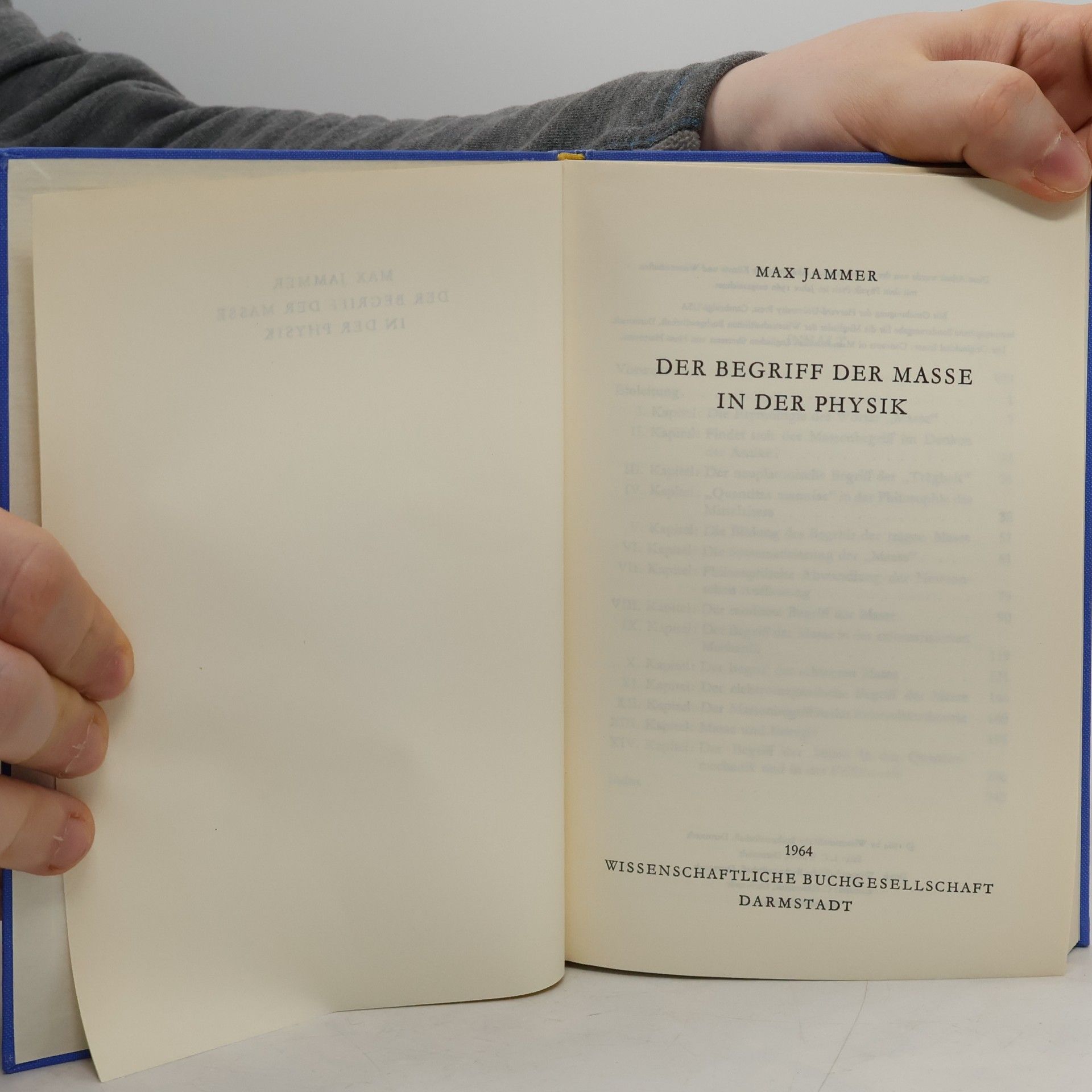 Max Jammer Der Begriff der Masse in der Physik