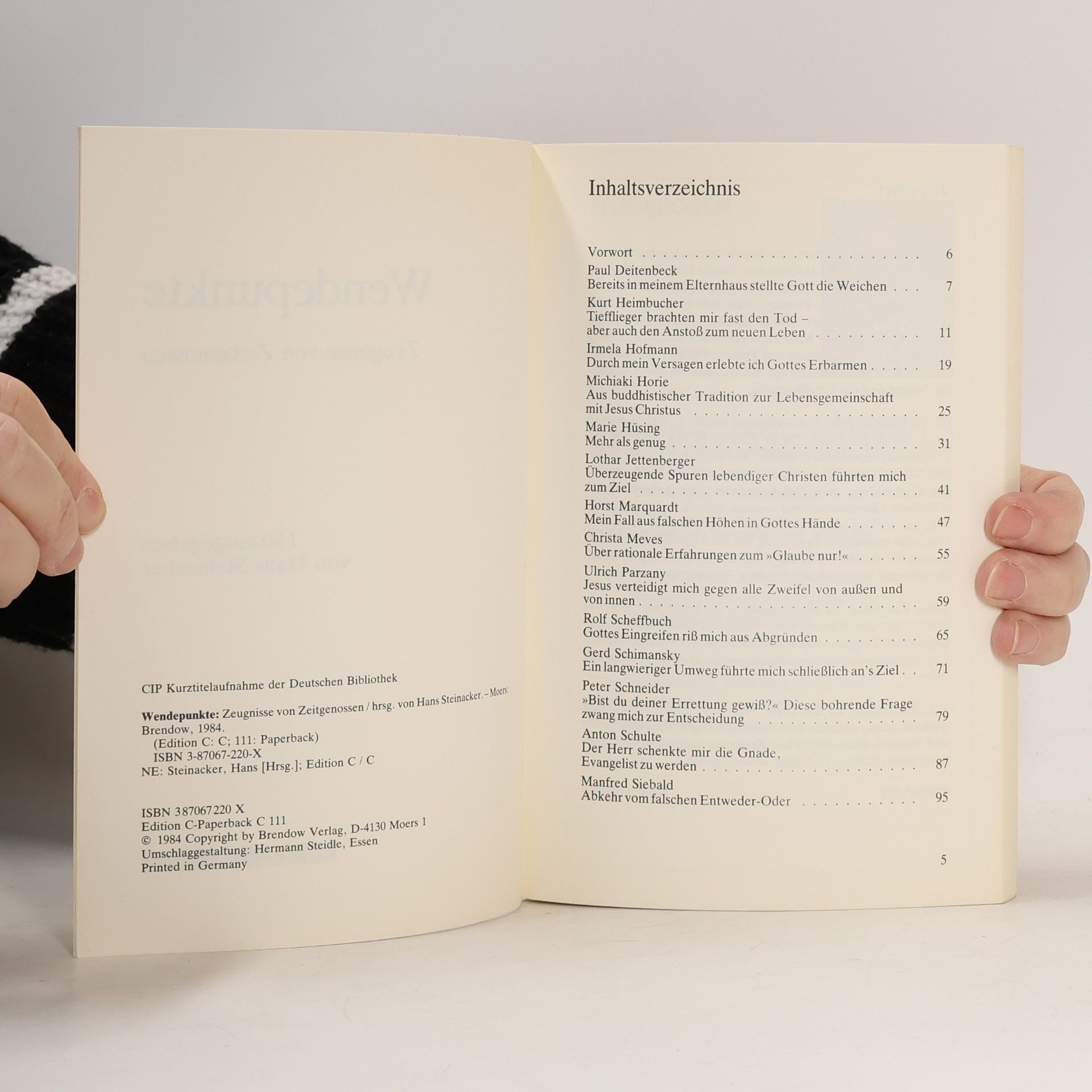 Paul Deitenbeck Wendepunkte