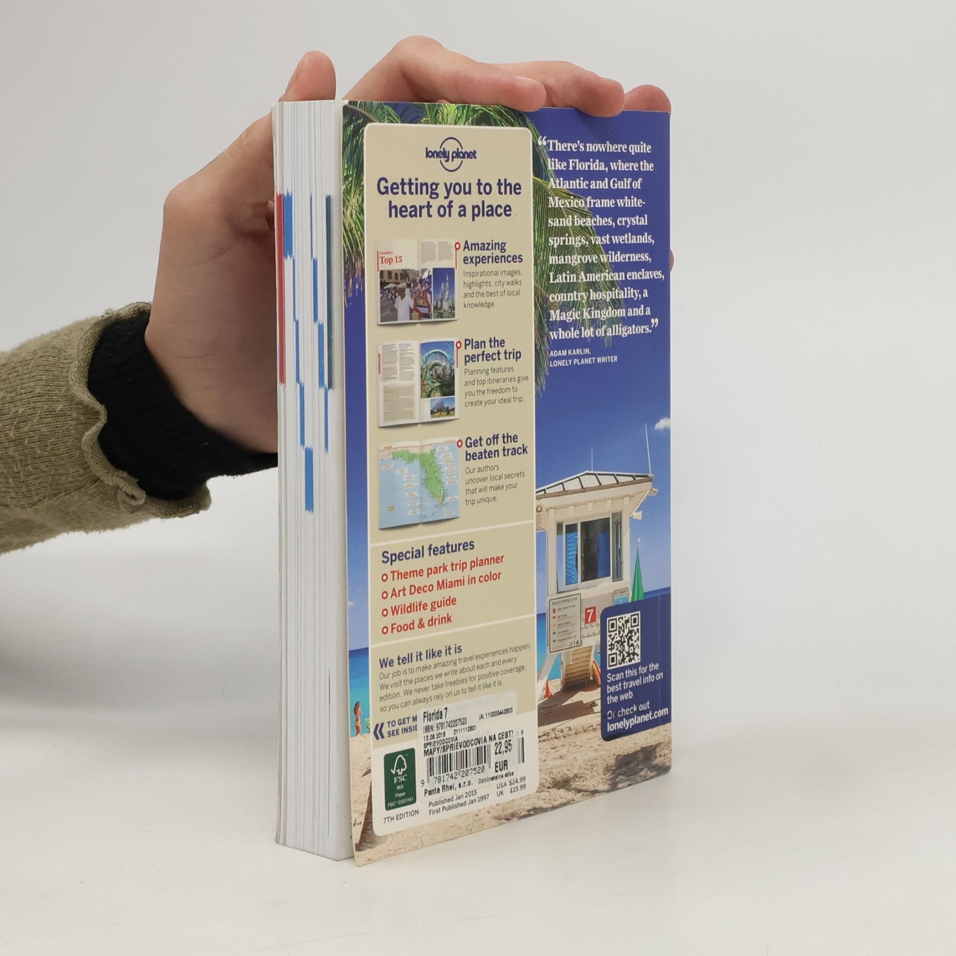 Adam Karlin Lonely Planet Florida, English edition