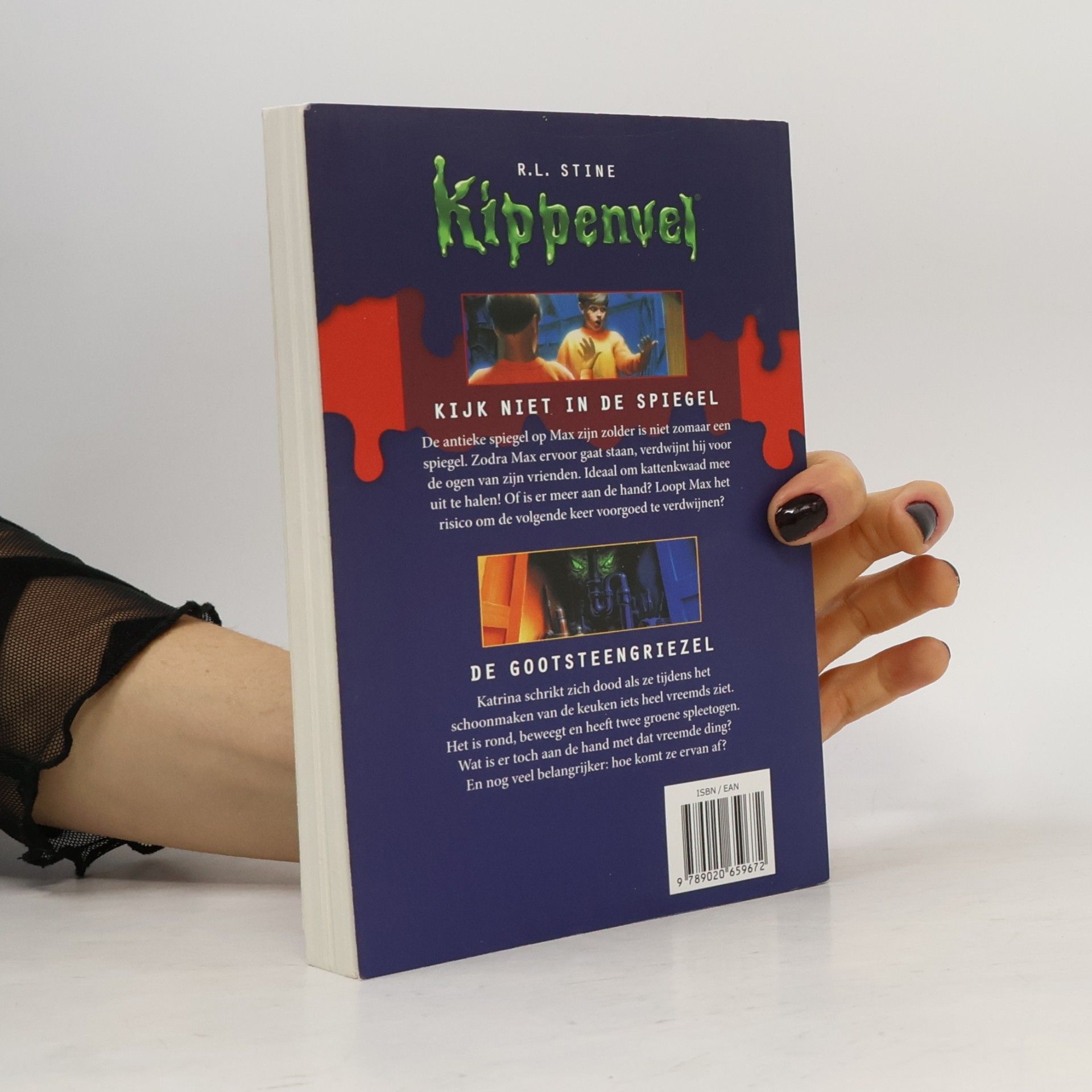 R. L. Stine Kijk niet in de spiegel de Gootsteengriezel