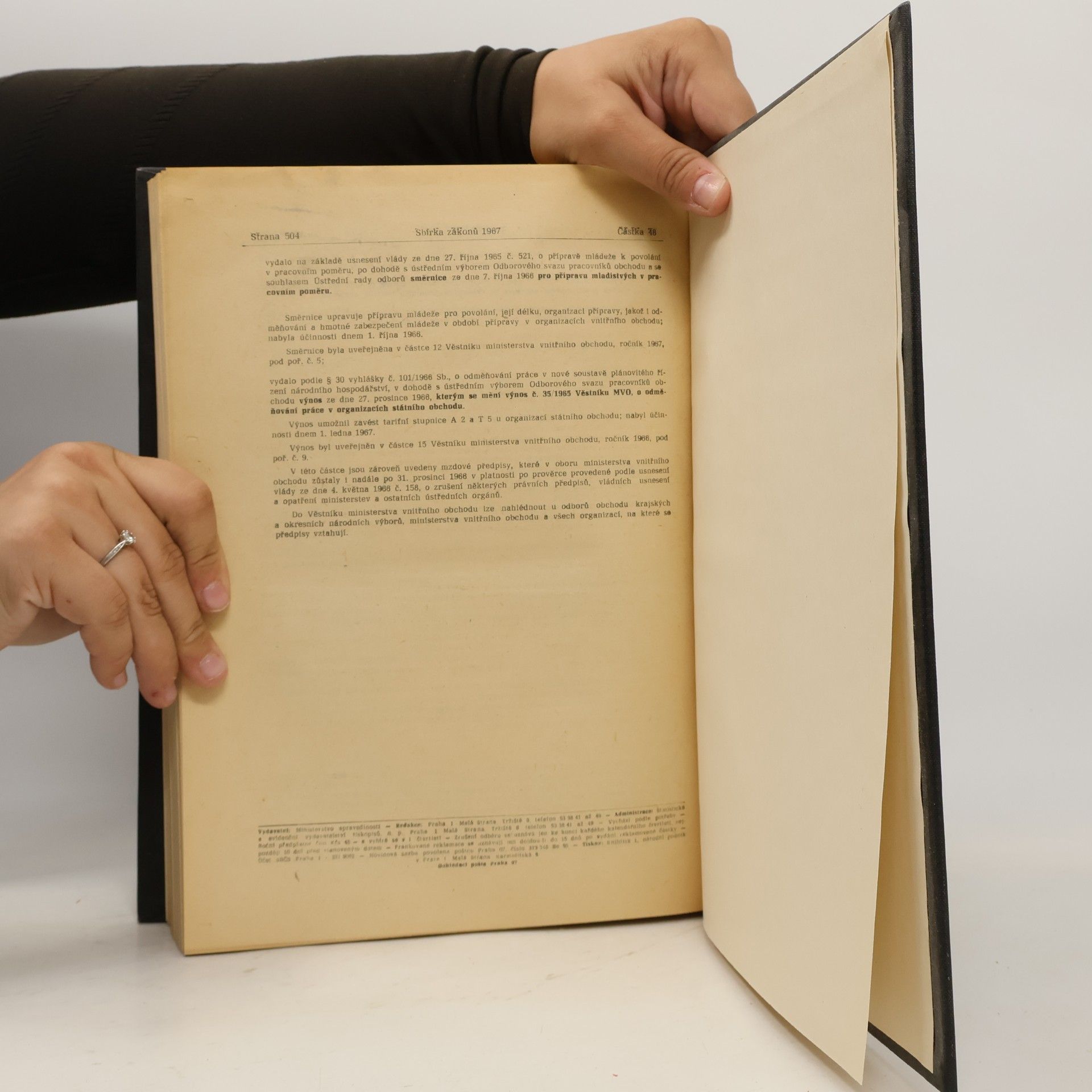 kolektiv Sbírka zákonů 1967. Částka 1-48
