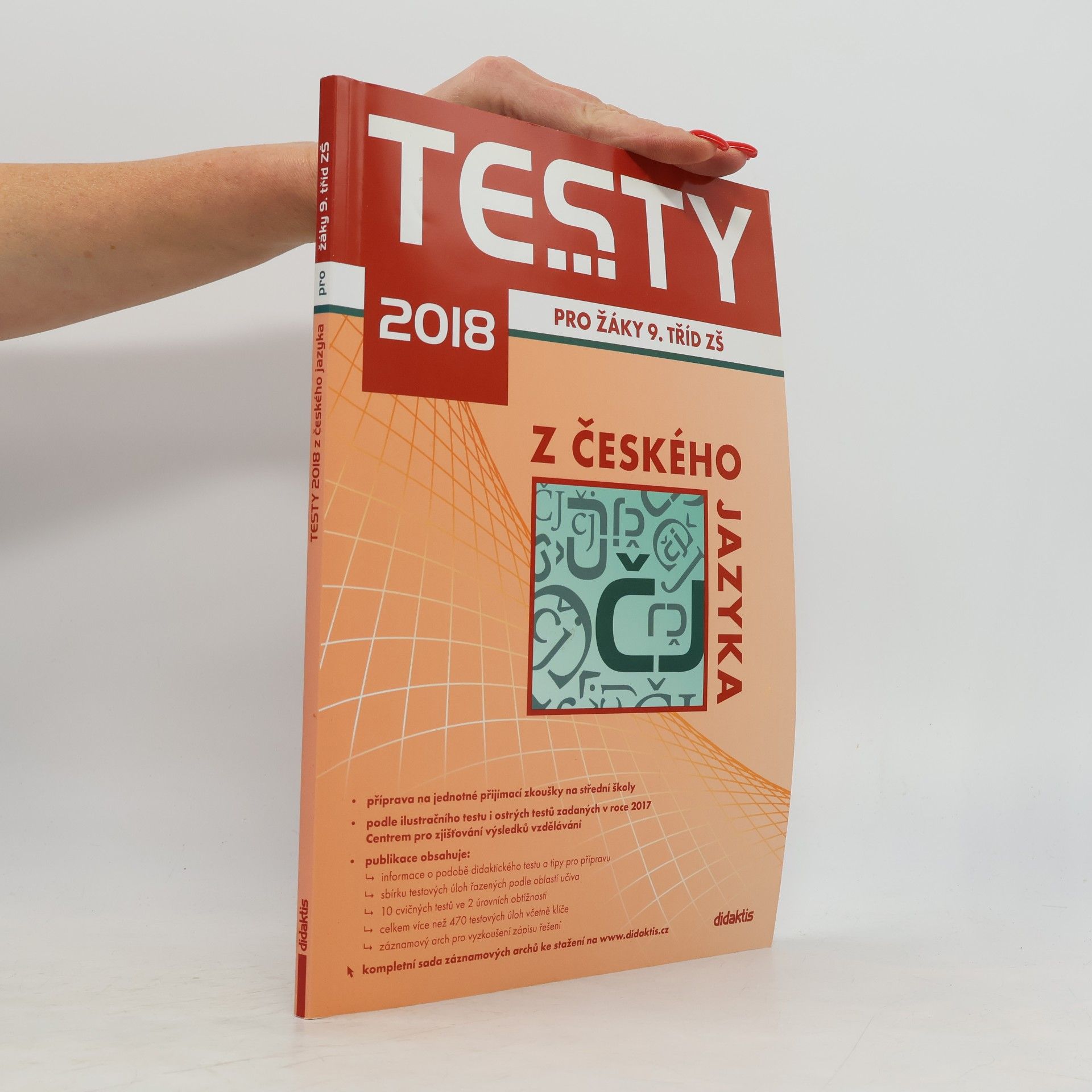 Testy 2018 pro žáky 9. tříd ZŠ z českého jazyka