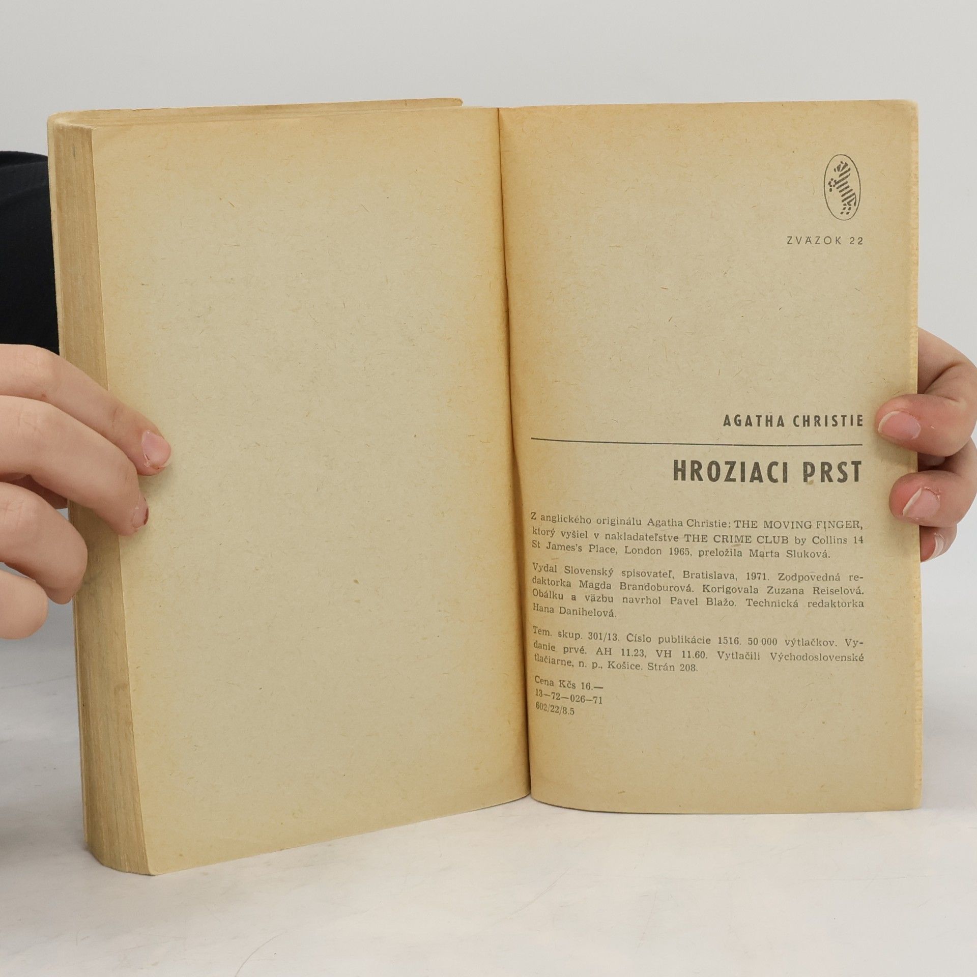 Agatha Christie Hroziaci prst