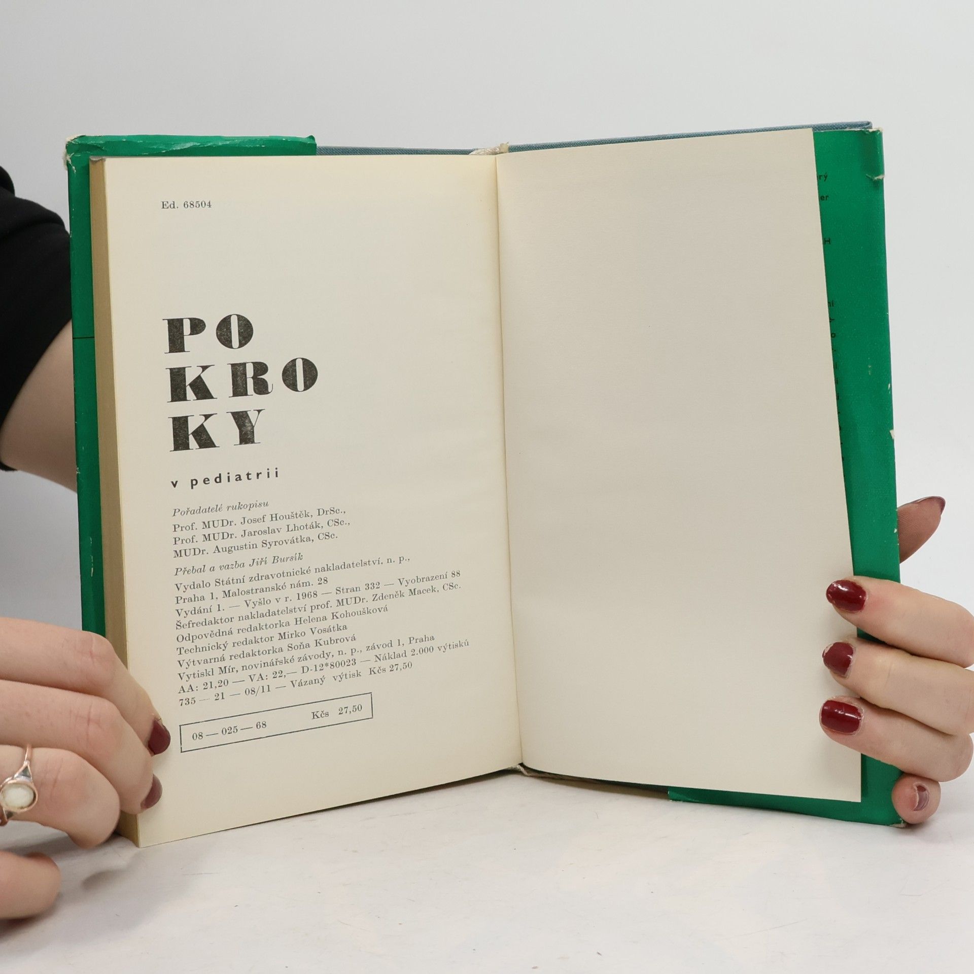 Josef Houštěk Pokroky v pediatrii